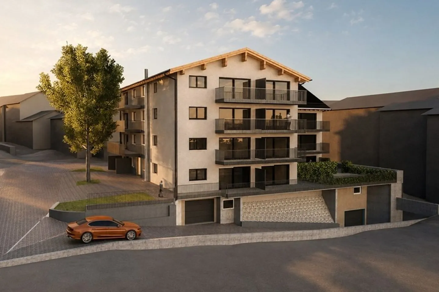 2½-Zimmer-Neubauwohnung Nr. 9  Erstbezug im Prättigauerhof, Schiers - Foto 2 di 4