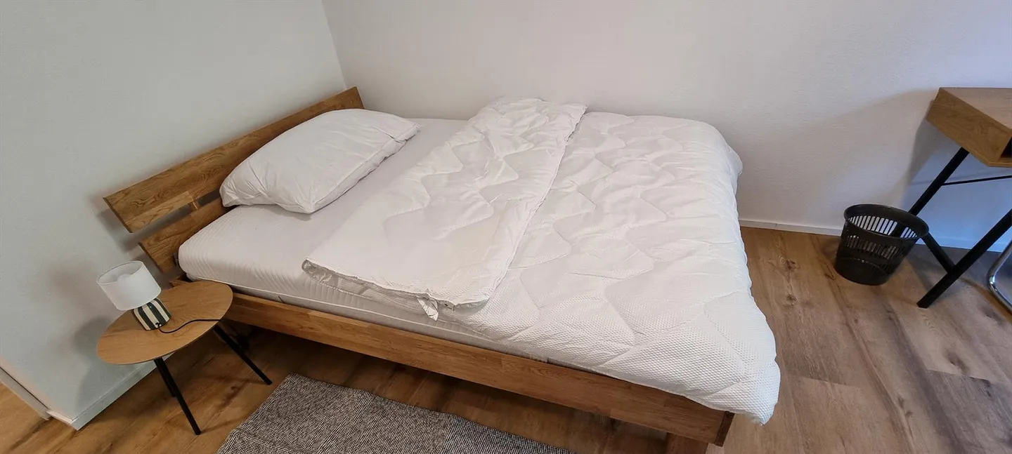 Nouveau bâtiment - chambre meublée avec douche/WC privée + balcon - comme à l'hôtel - Photo 3 sur 15