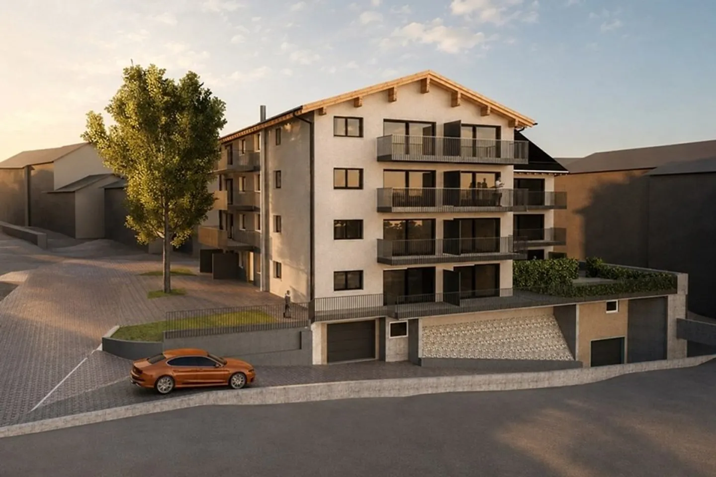 2½-Zimmer-Neubauwohnung Nr. 10  Erstbezug im Prättigauerhof, Schiers - Foto 2 di 4