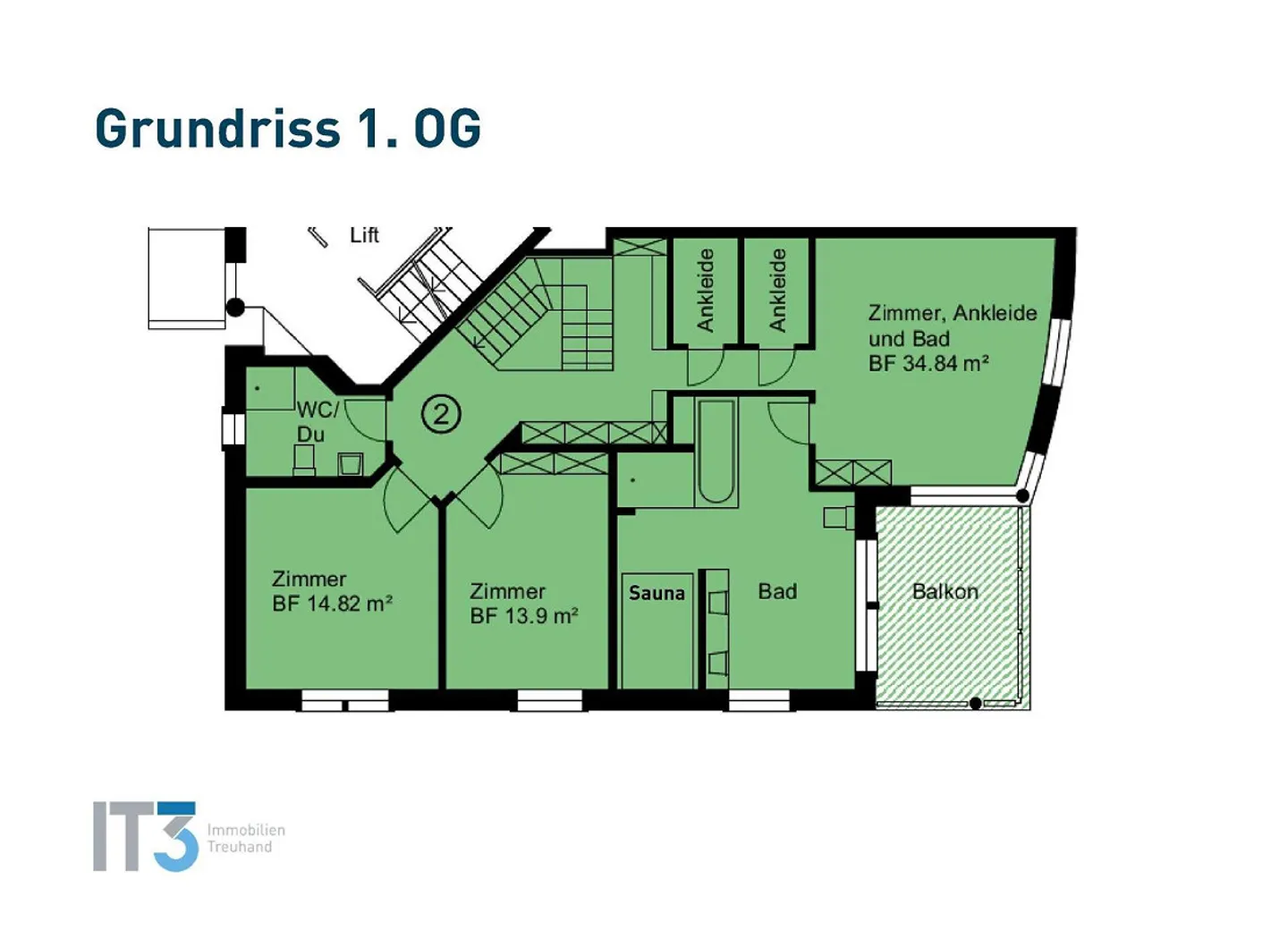 Maisonette exclusive de 5,5 pièces avec espace bien-être privé - Photo 14 sur 14
