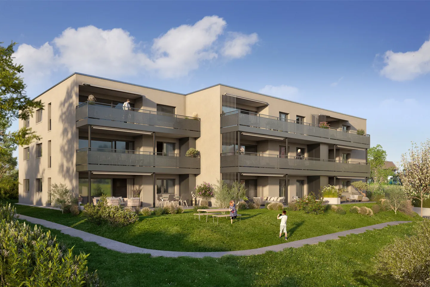 Appartements spacieux 3.5 p - Photo 1 sur 9