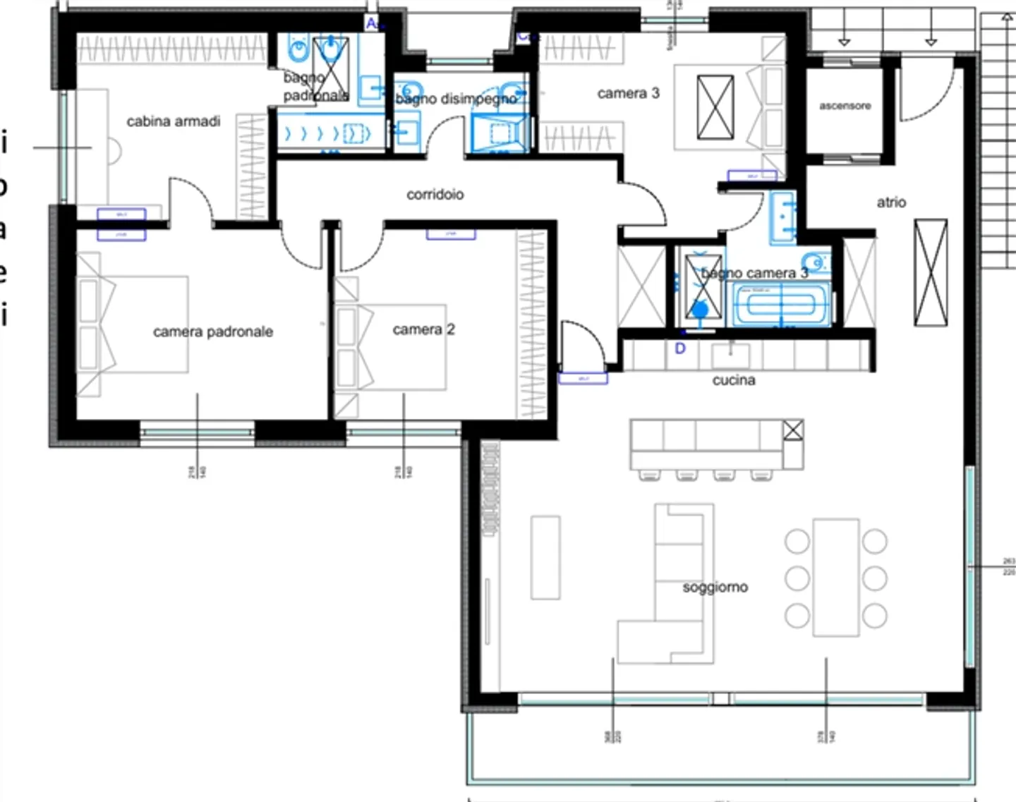 Lusso, Indipendenza e Panorama, Attico Unico con Terrazza Privata e 4 - Foto 3 di 7