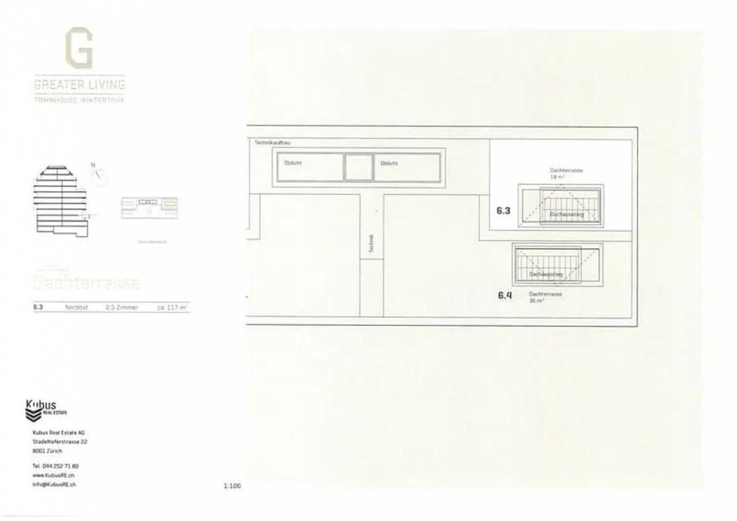 Appartement en attique de 2,5 pièces exclusif - Photo 3 sur 8