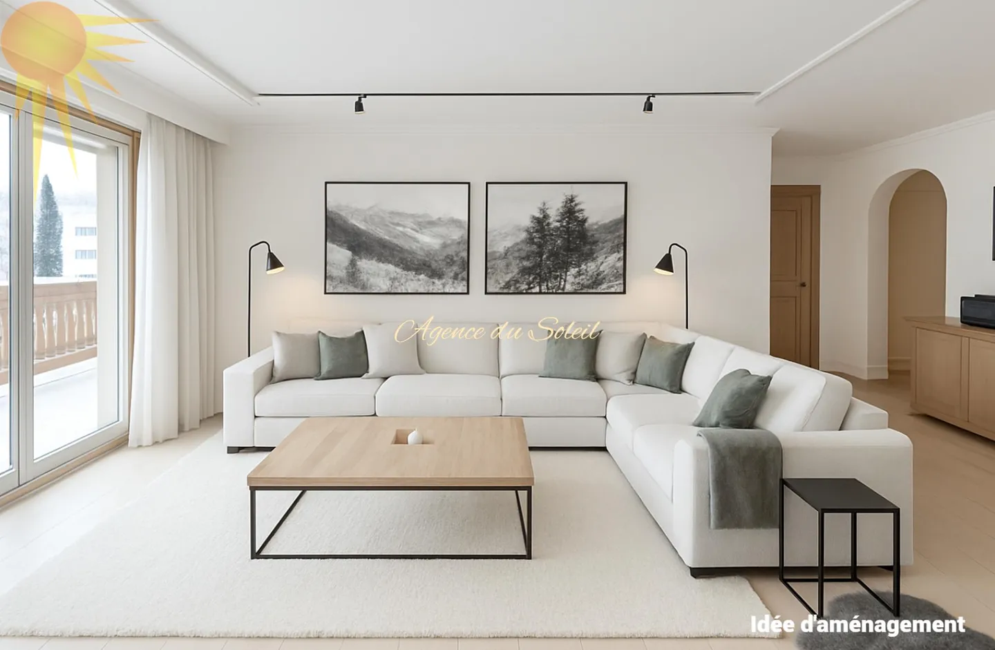 Prime Location! Wonderful 3.5-room apartment in a prestigious residence with a large terrace! - Photo 3 of 18