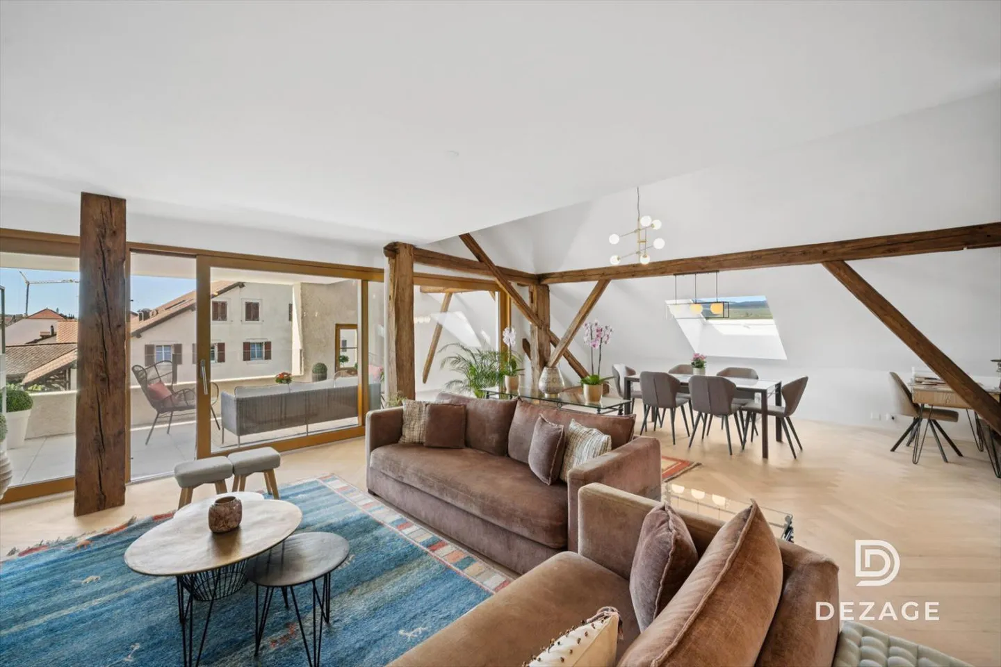 Bavois : Duplex de haute qualité - lumineux et calme avec un accès rapide à Yverdon - Photo 3 sur 11