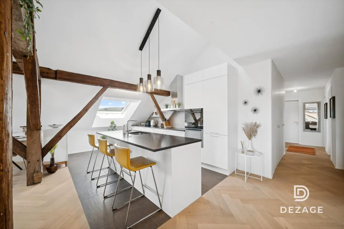 Bavois : Duplex de haute qualité - lumineux et calme avec un accès rapide à Yverdon - Photo 4 sur 11