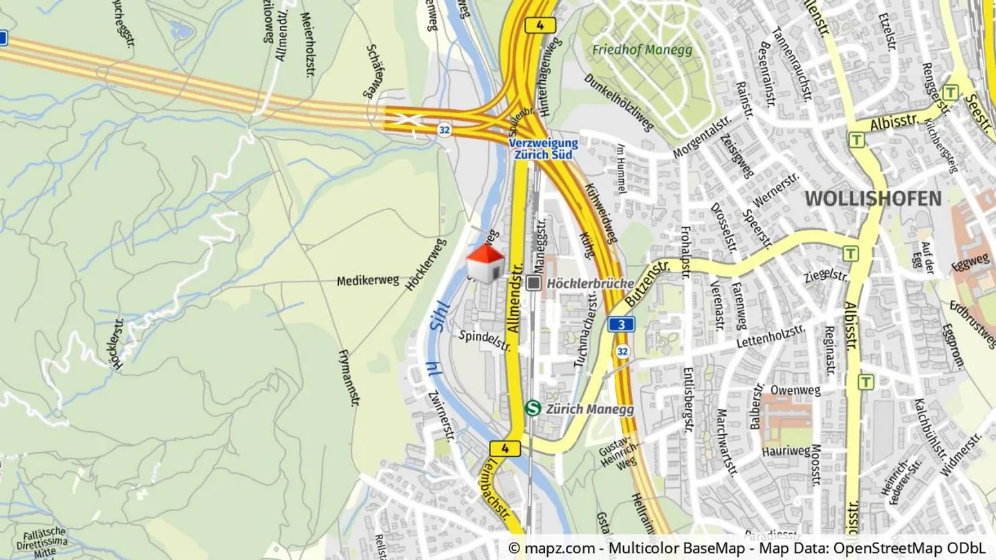 Modernes Apartment an der Sihl - Foto 13 von 14