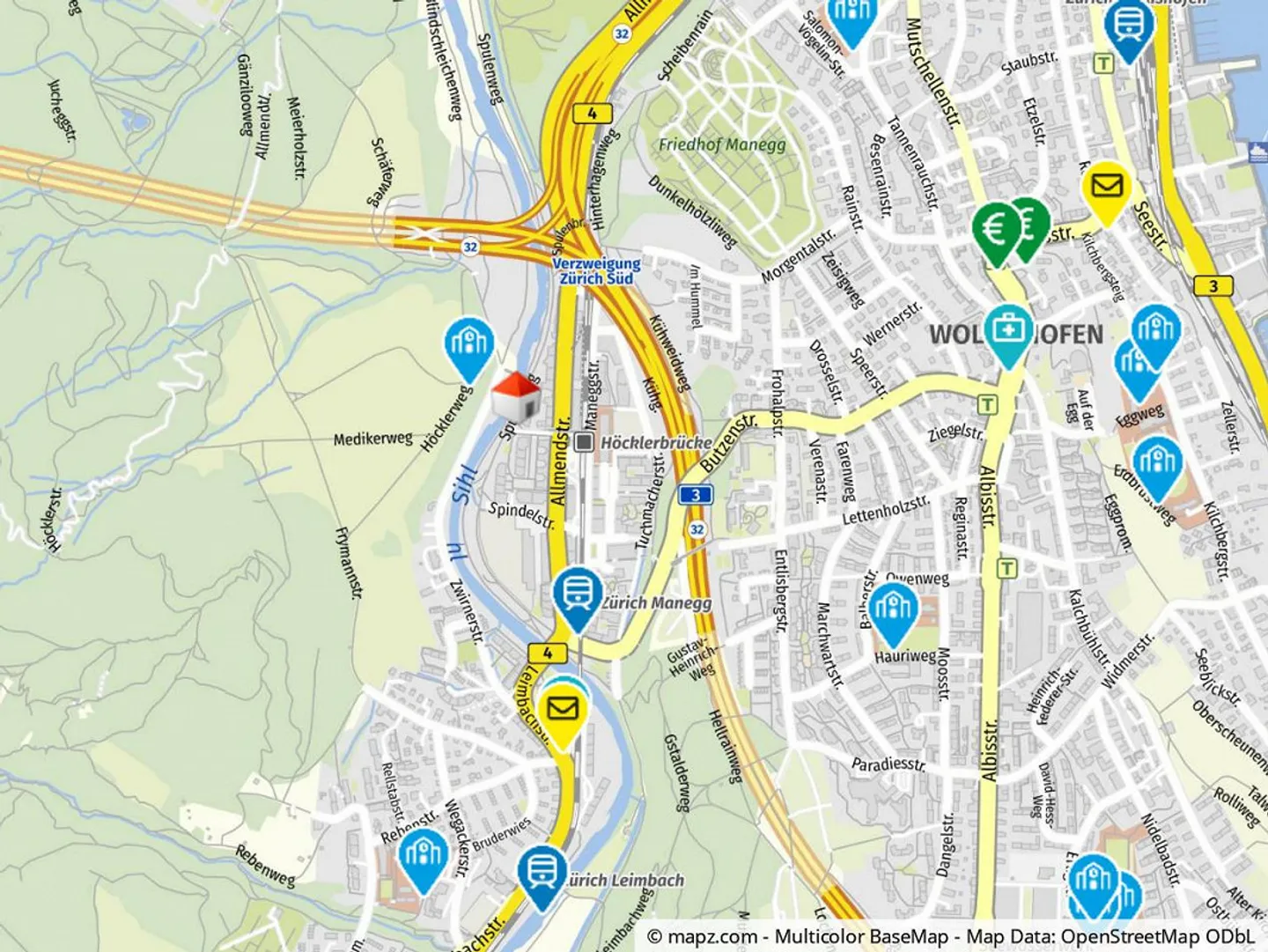 Modernes Apartment an der Sihl - Foto 14 von 14