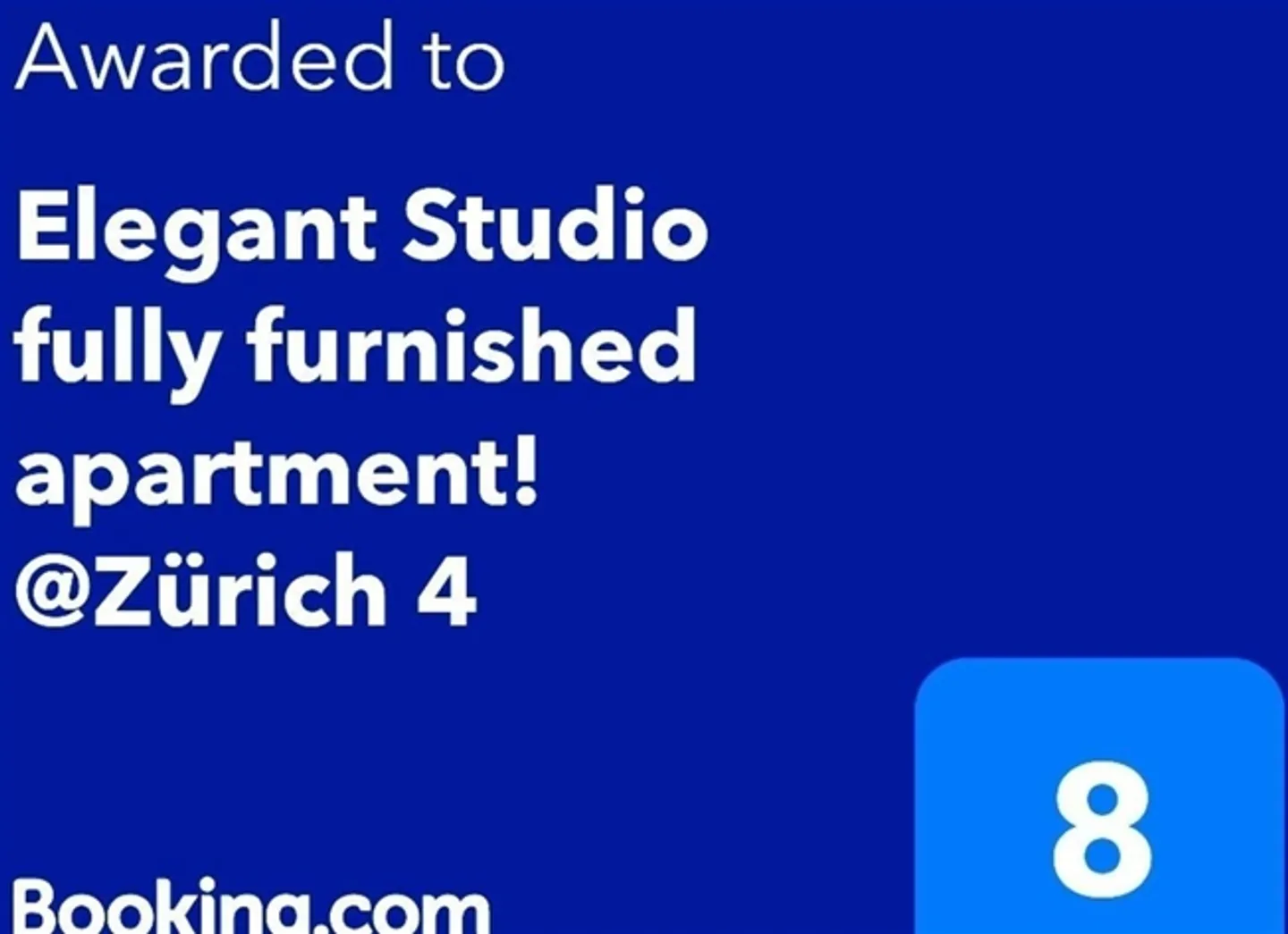 Furnished Studio in Zurich Center - Photo 9 of 9