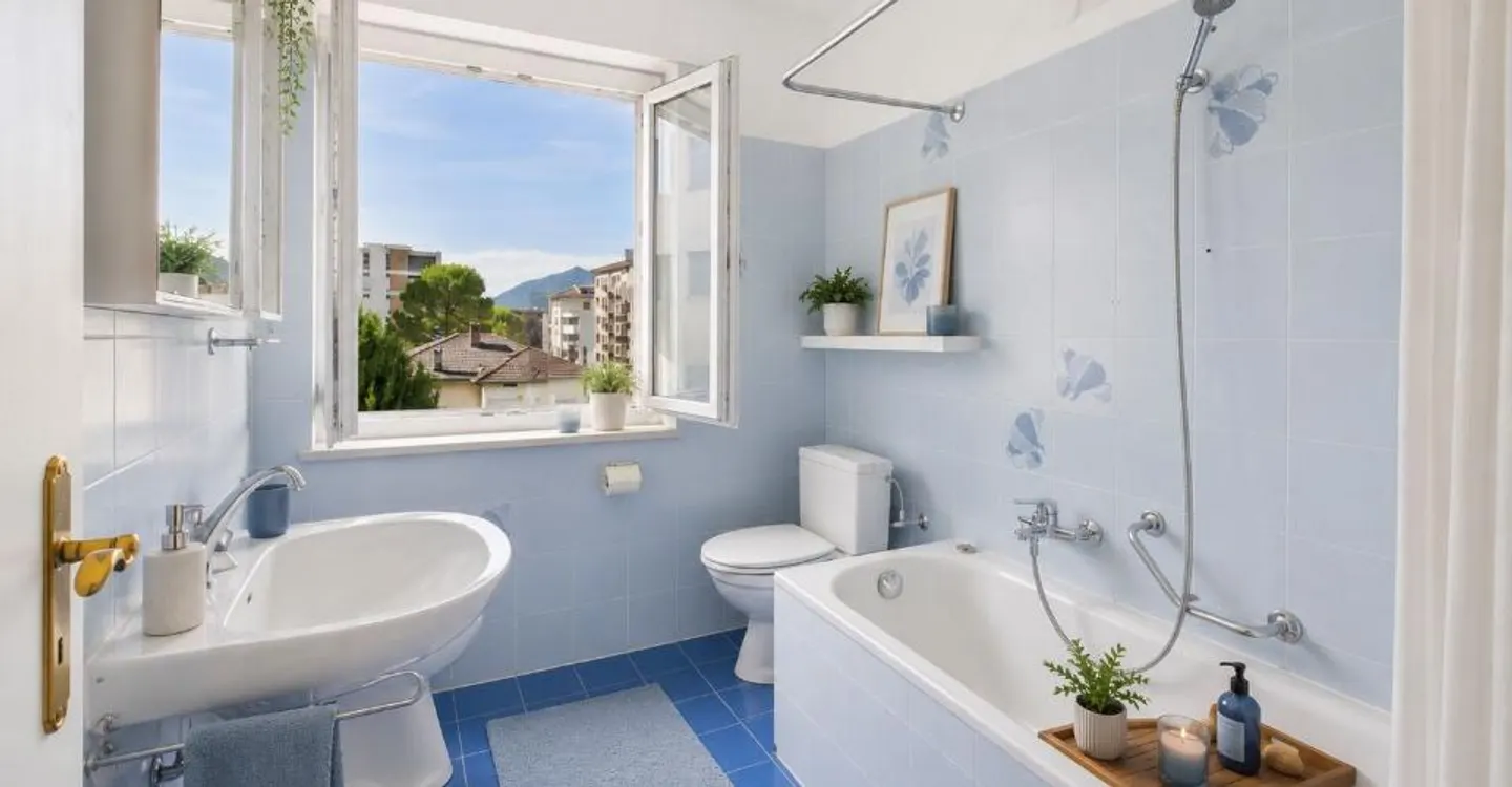 Viganello: großzügige 3.5 Zimmer mit großem Balkon, 2 Parkplätze und zentraler Lage (Haupt- oder Zweitwohnsitz) - Foto 9 von 11