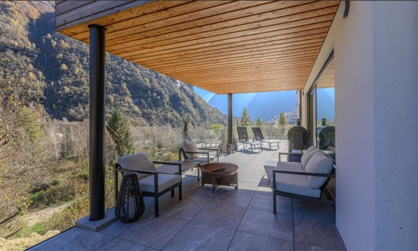 Villa moderna nella natura di Brione Verzasca – Top investimento con progetto approvato per - Foto 10 di 13