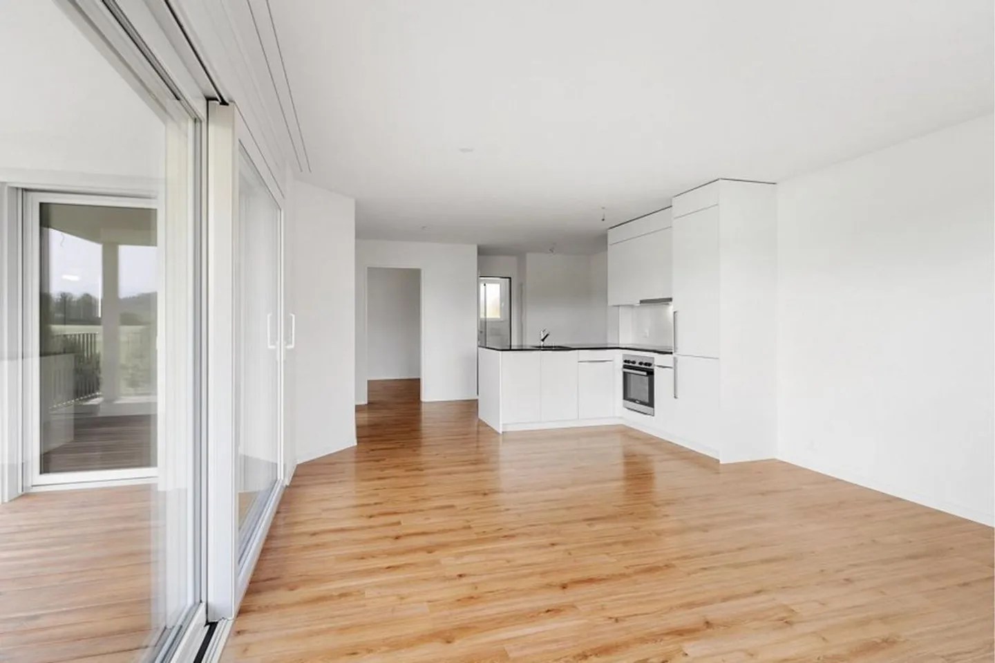 Modern Apartment with Balcony View - Photo 4 of 8