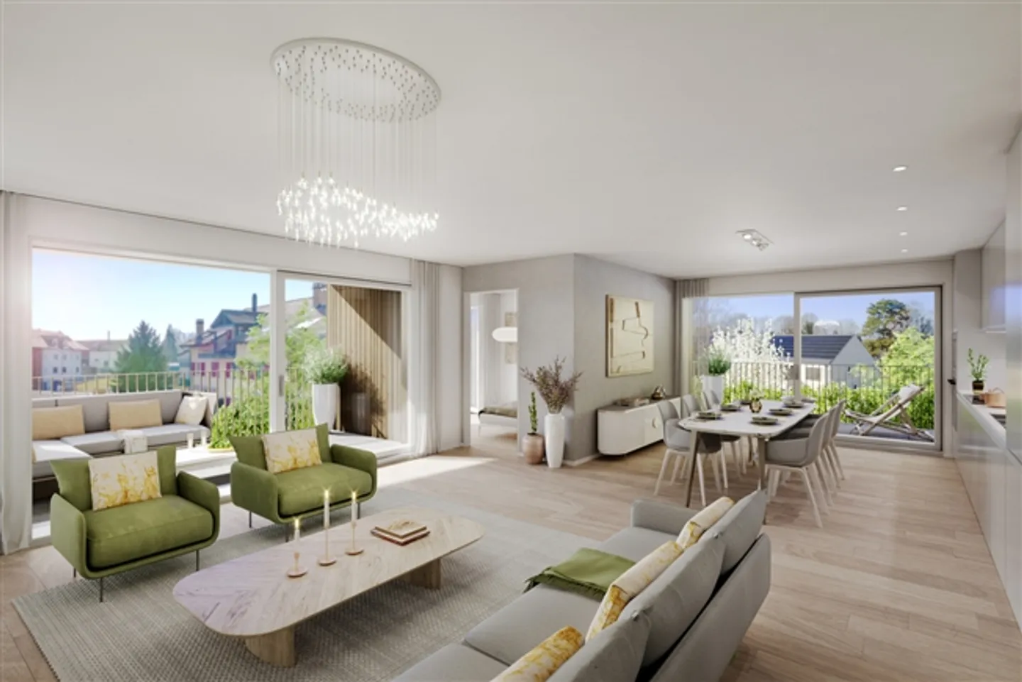 FOR SALE OFF-PLAN APARTMENT 2.5 PIECES (61 M2 PSA) ON THE 1ST FLOOR - Photo 6 of 11