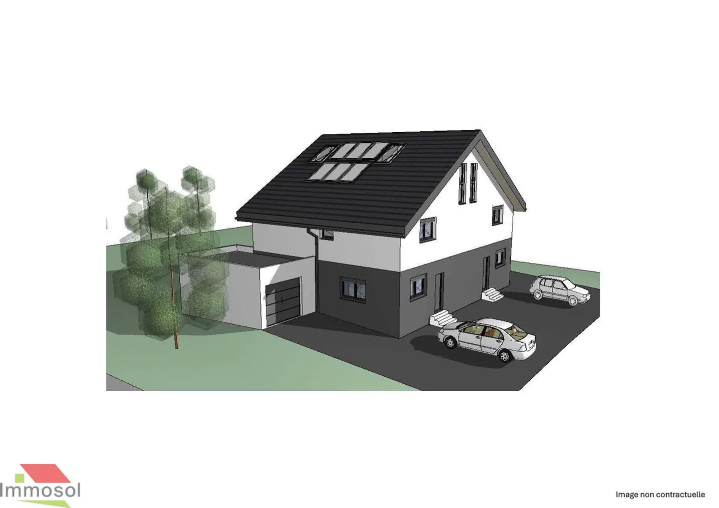 Doppelhaus auf Plan - 5.5 Zimmer - Keller - Garten - Garage - Foto 2 von 7