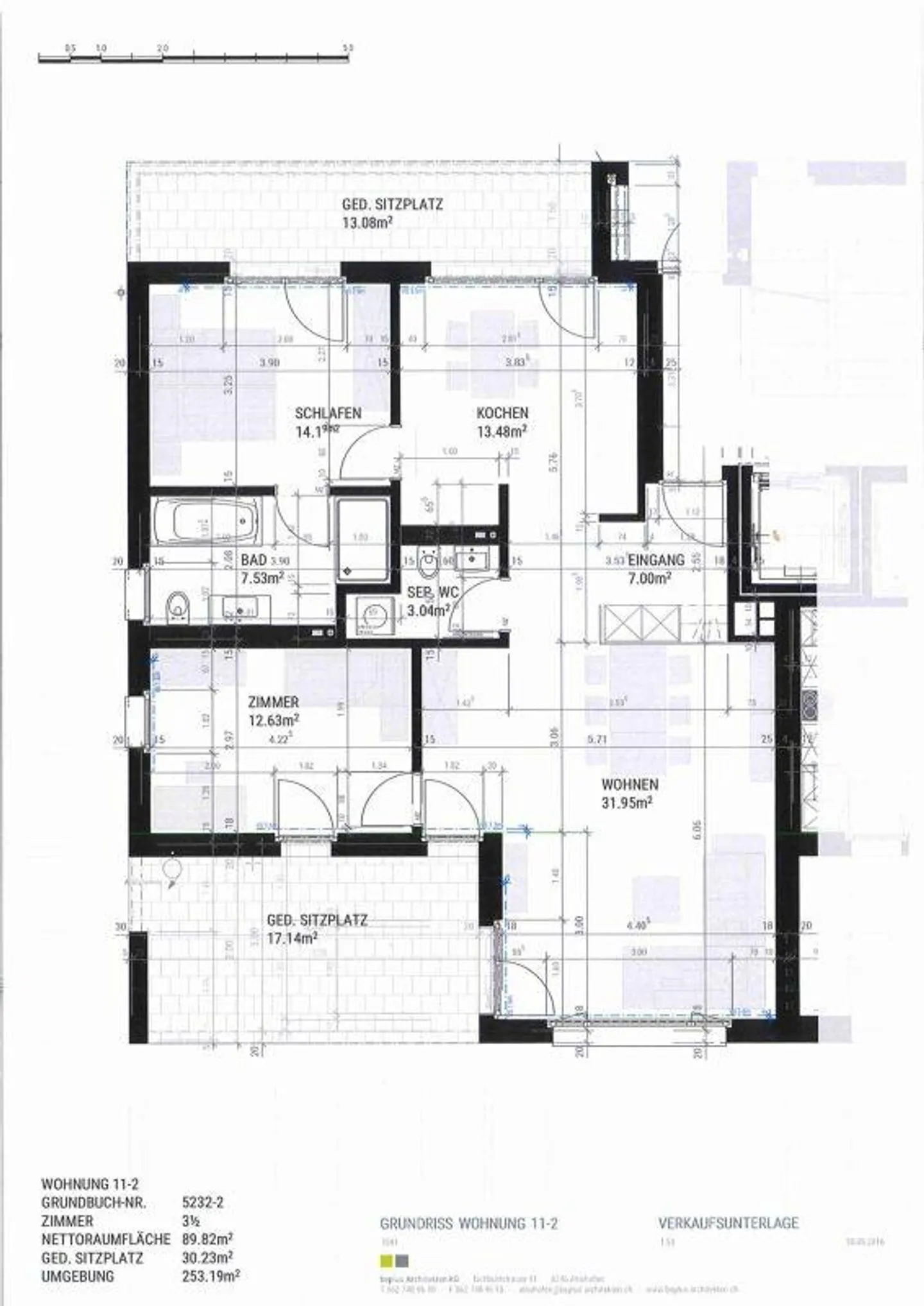 Moderne 3½-Zimmerwohnung in Blumenau - Foto 10 von 11