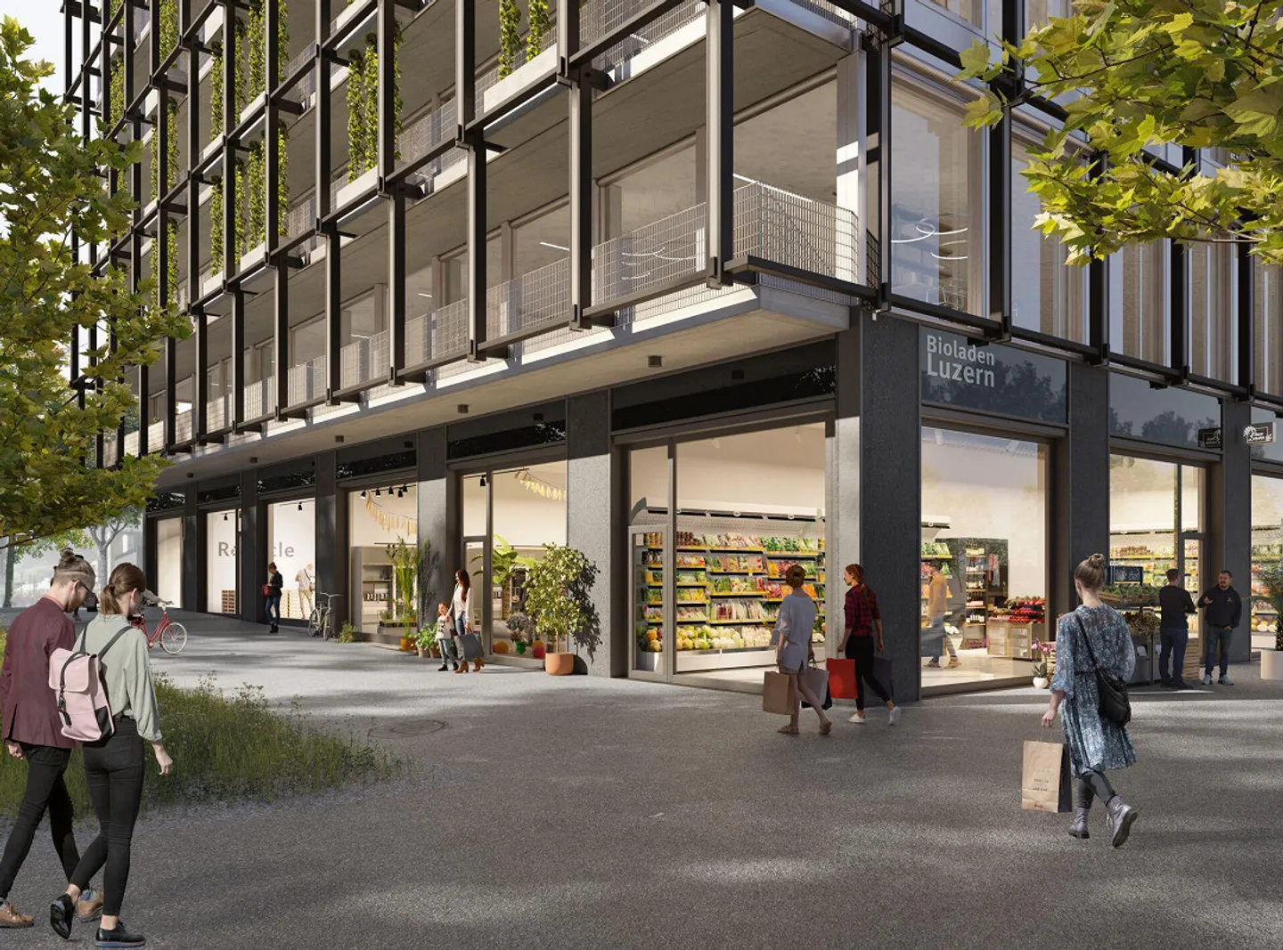 Zentrale Büroräumlichkeiten in Luzern - Foto 2 von 5