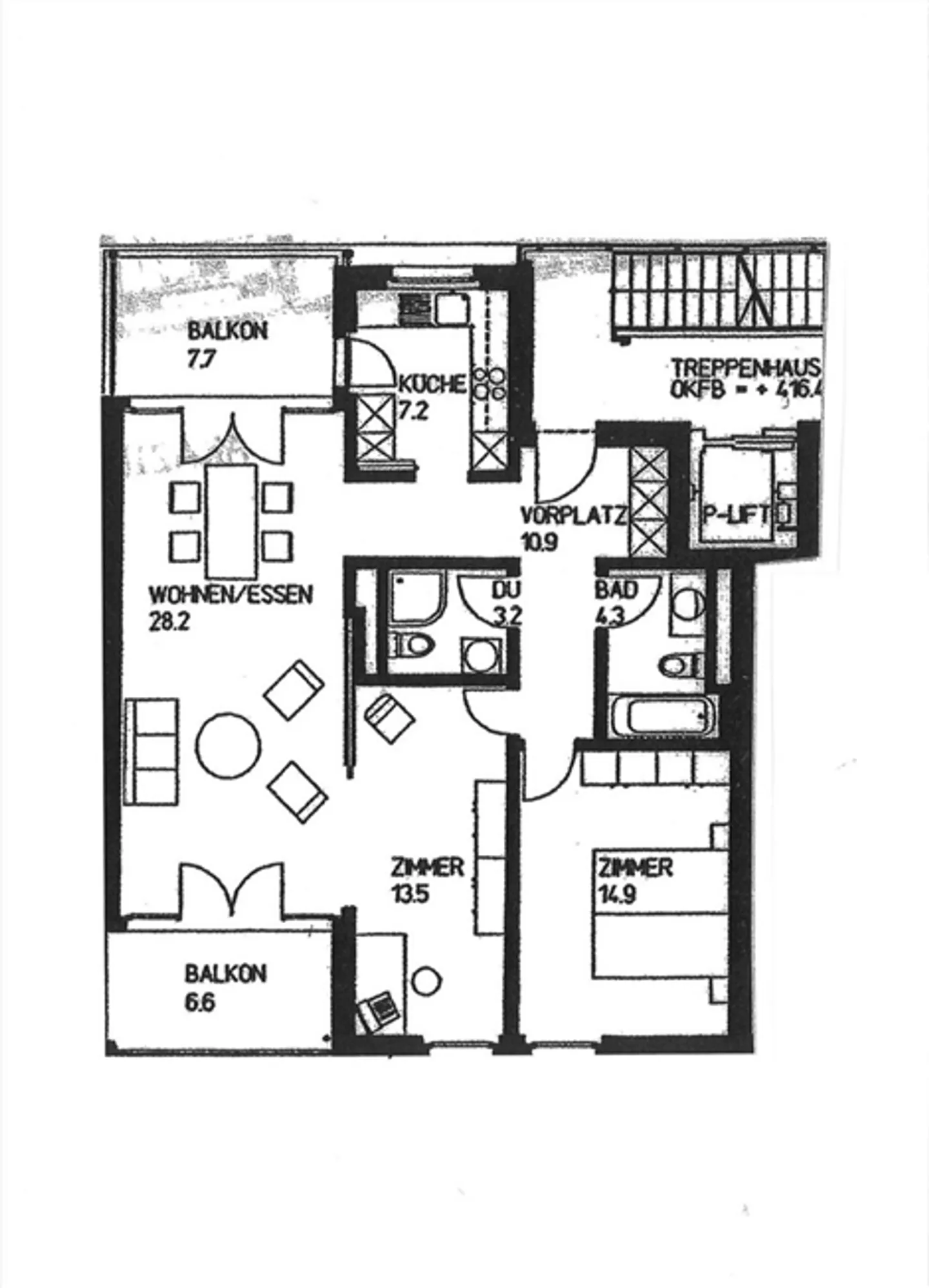 3½ PIÈCE APPARTEMENT À ZURICH - DISTRICT 8 SEEFELD/MÜHLEBACH, MEUBLÉ, TEMPORAIRE - Photo 10 sur 10