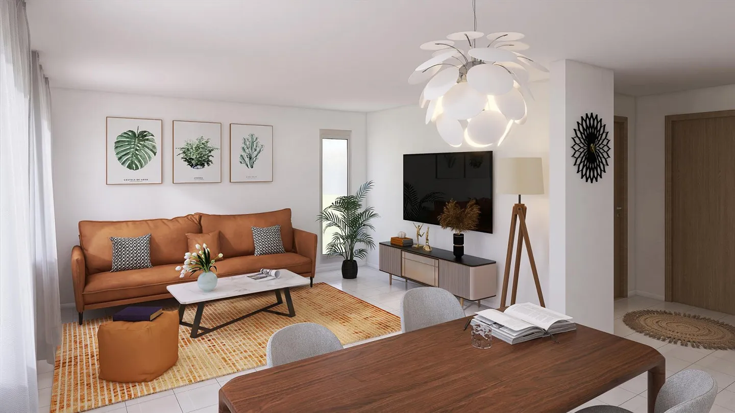 Sonnige Gartenwohnung in Fischbach - Foto 6 von 7