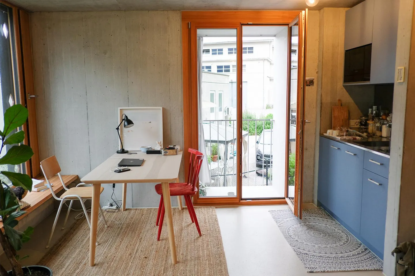 Appartement moderne 1 pièce dans la maison en cluster NOMAD à Chur - Photo 4 sur 12