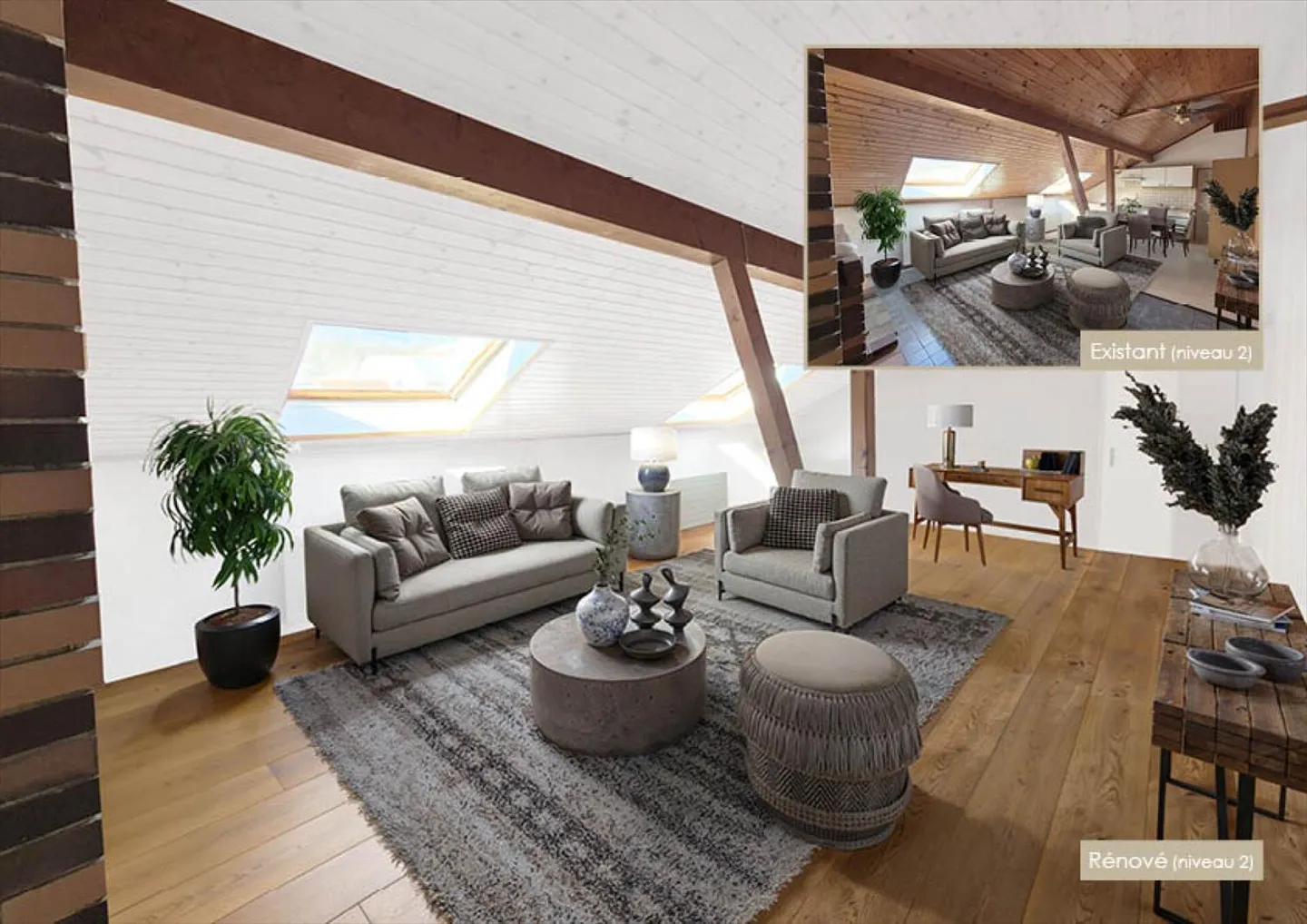 Appartamento duplex di 6,5 stanze nel cuore di Moiry - Foto 5 di 10