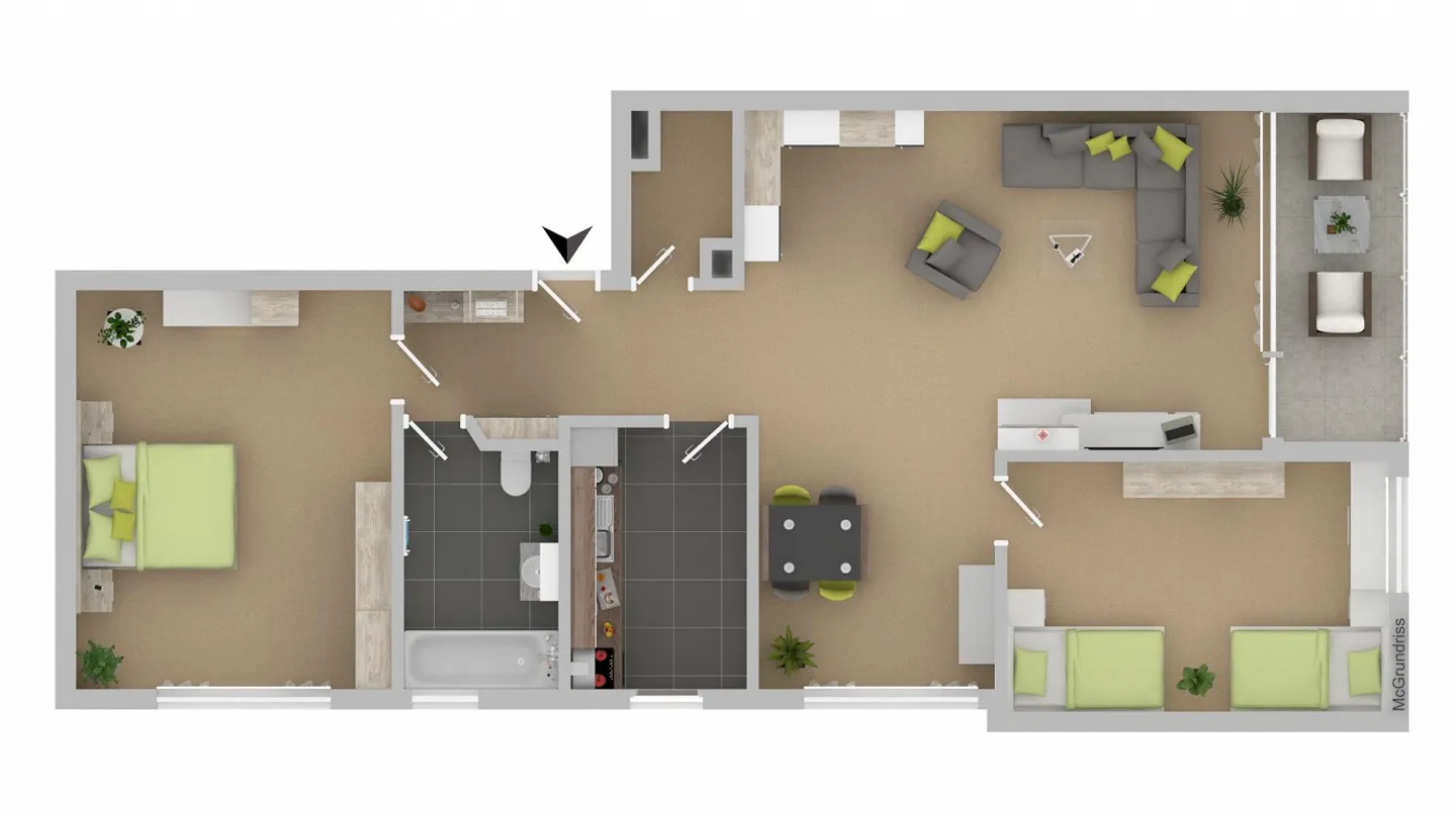 Apartment in a Quiet Neighborhood - Photo 6 of 6