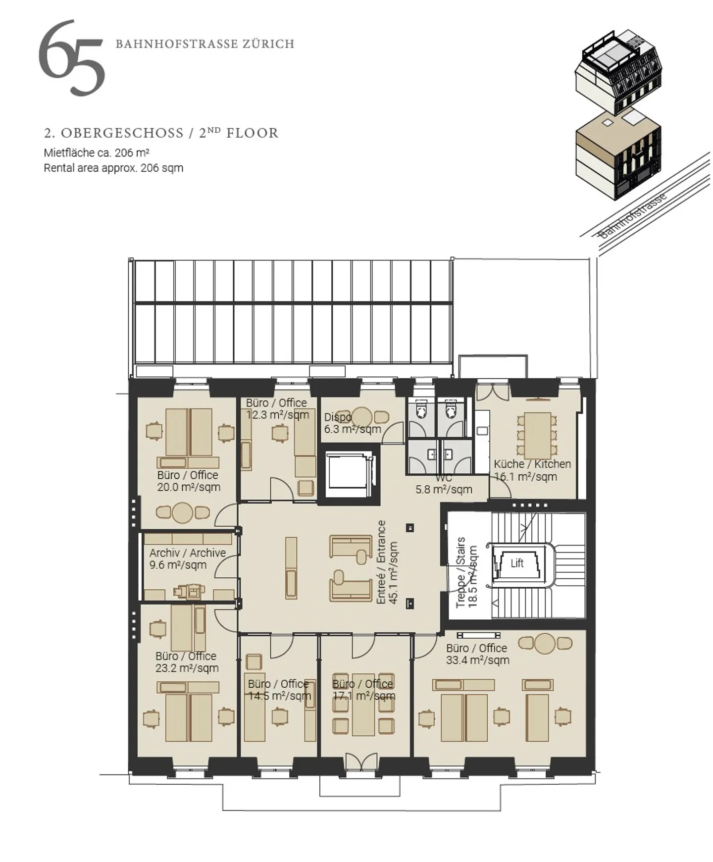 Mischgenutztes Gebäude mieten - Foto 3 von 9