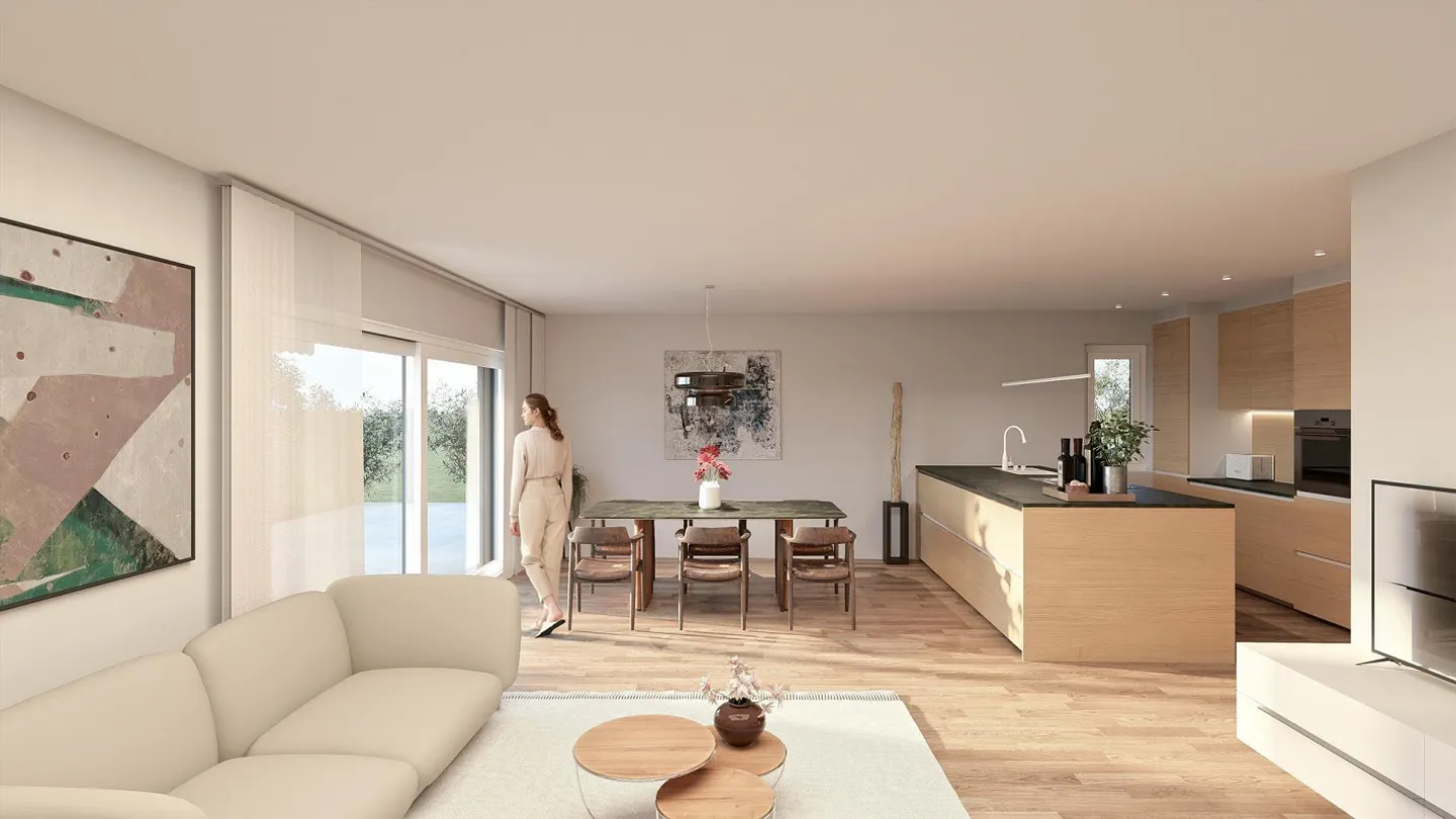 NUOVA COSTRUZIONE - Casa bifamiliare moderna con carattere di benessere - Foto 3 di 8