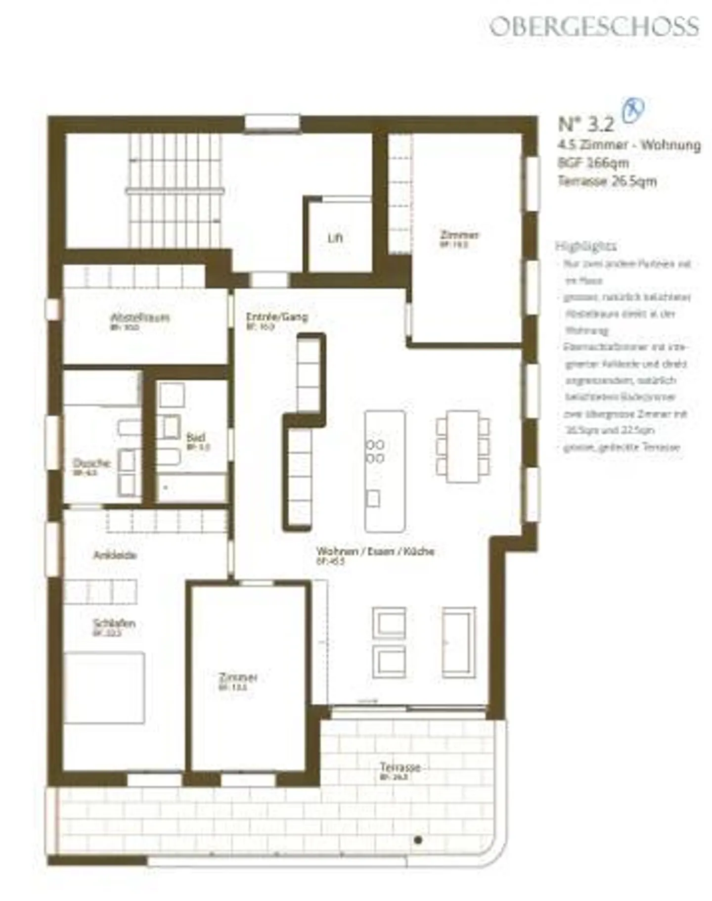 Exclusive 4.5-room apartment in a 3-family house with terrace - Photo 23 of 23