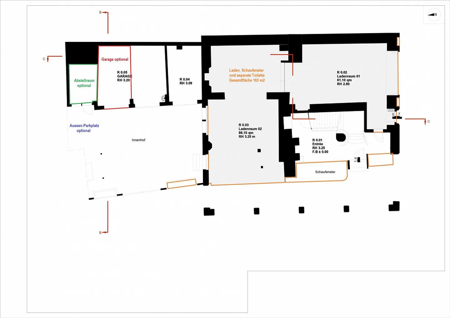 Espace de vente représentatif dans un emplacement de centre-ville proéminent - Photo 13 sur 19