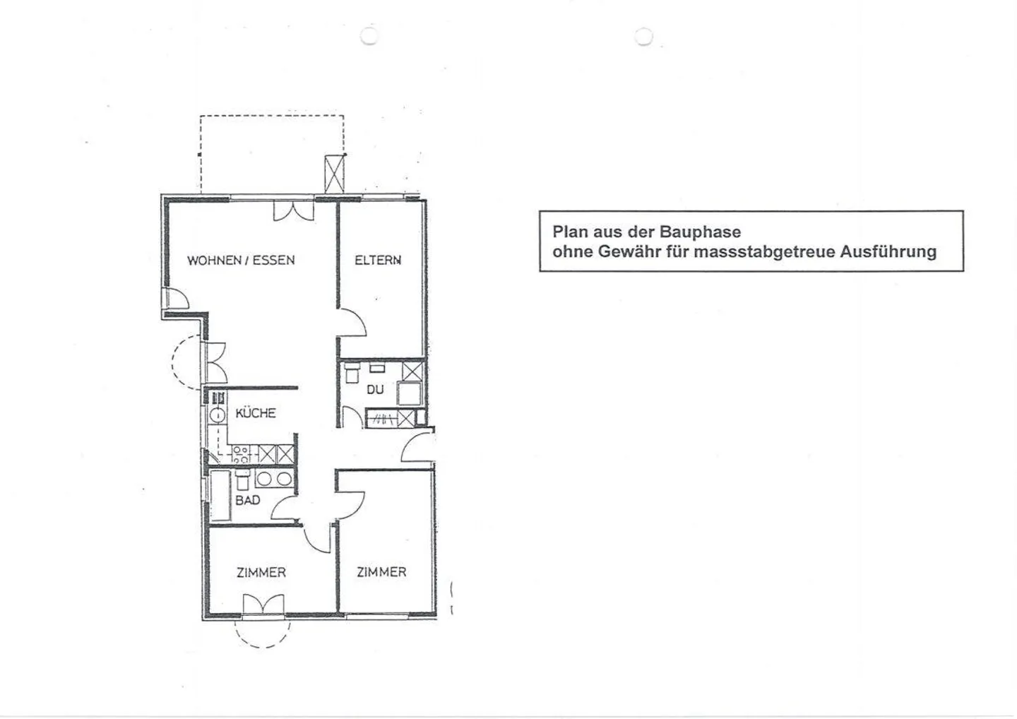 4 1/2-room apartment on the ground floor - Photo 8 of 8