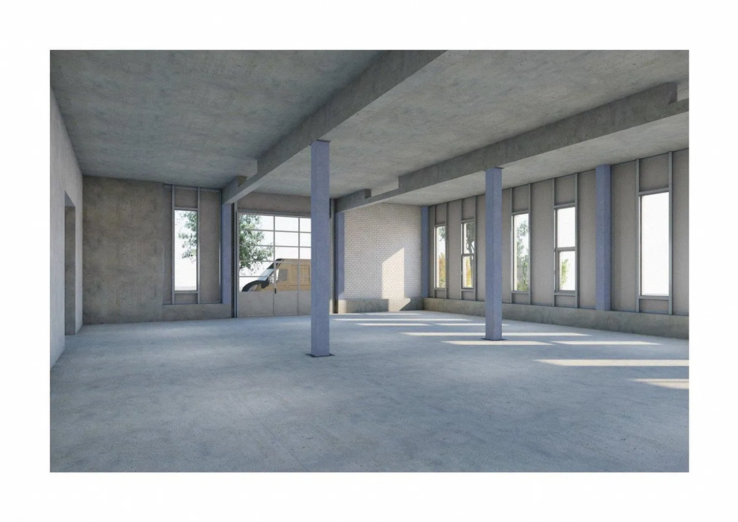Nouvelle Halle Commerciale CHF 150.00/m2 - Photo 2 sur 2