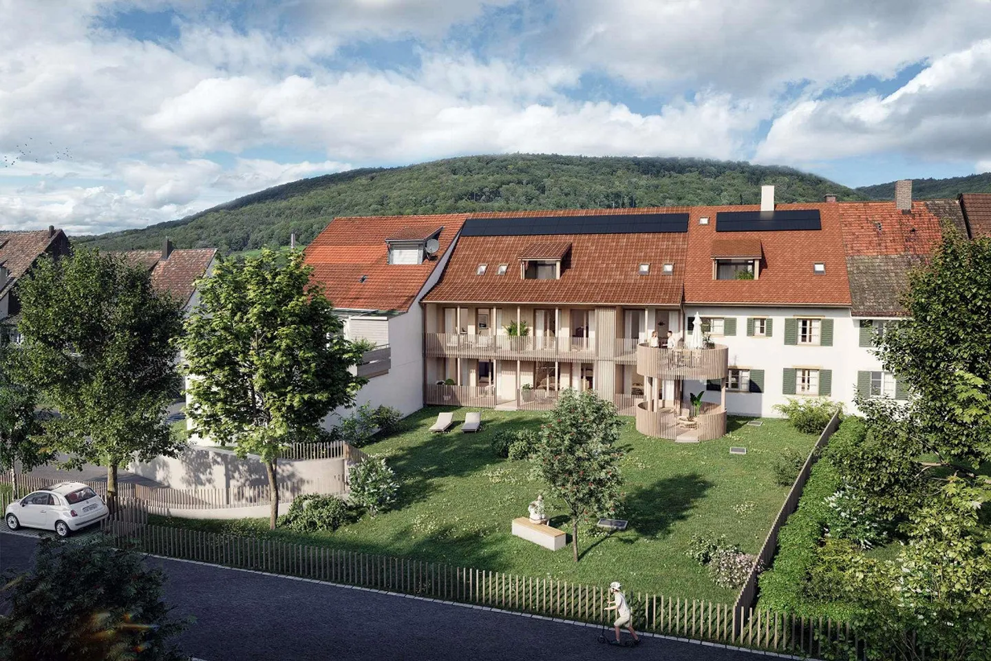 À Zinggen ? Le charme des vieux bâtiments rencontre la qualité de vie moderne. - Photo 2 sur 3