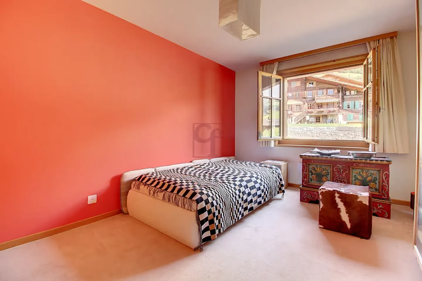 Château-d'Oex - Helle 4,5-Zimmer-Wohnung mit Balkon - Foto 8 von 11