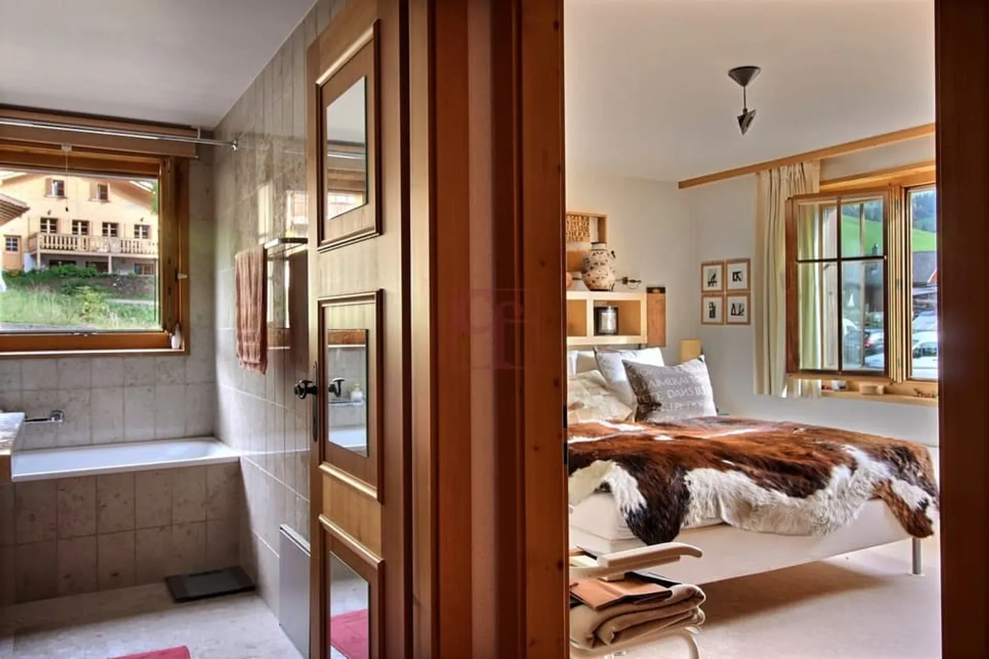 Château-d'Oex - Helle 4,5-Zimmer-Wohnung mit Balkon - Foto 7 von 11