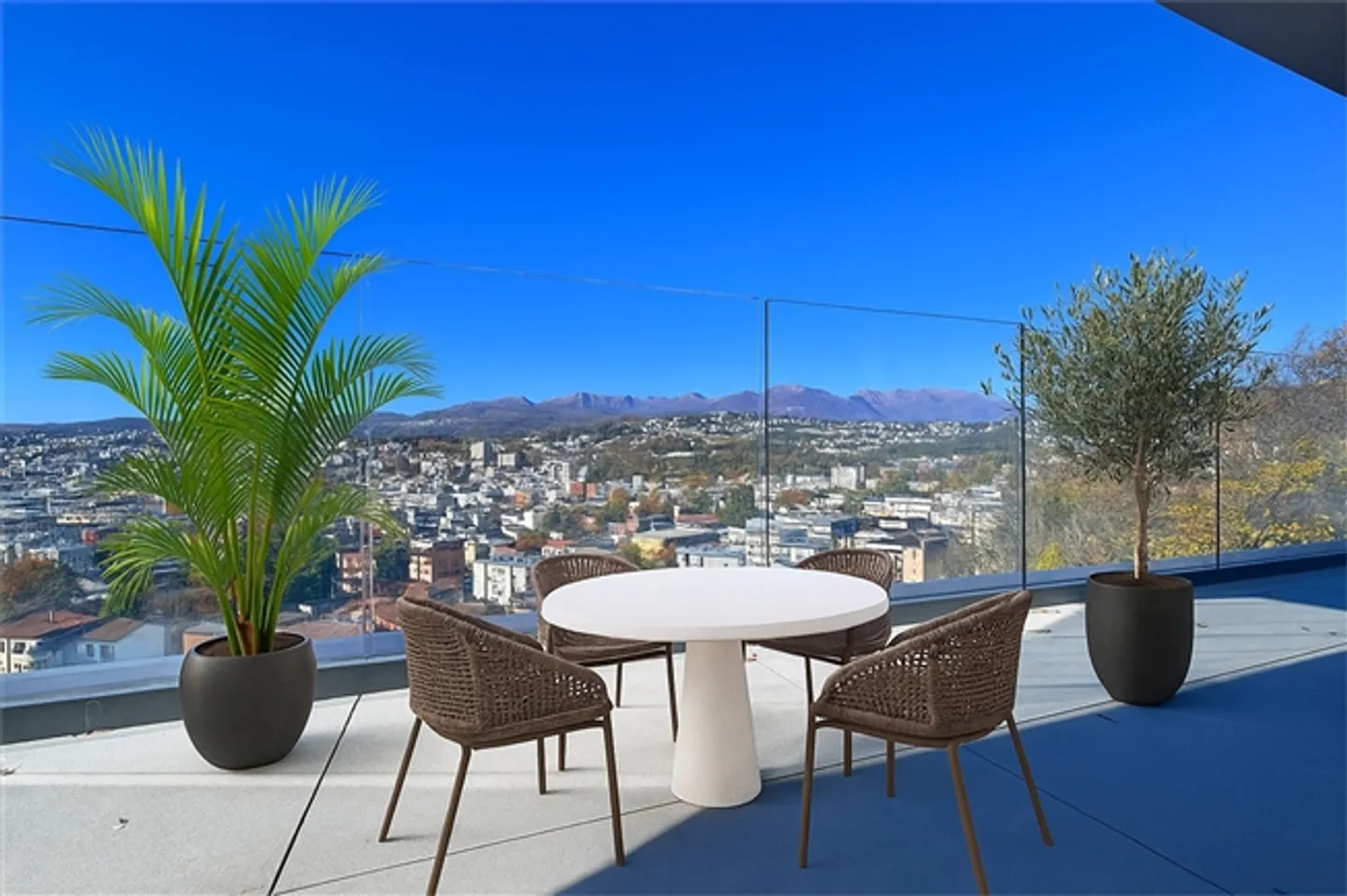 Luxe, Intimité et Panorama à Viganello Unique Penthouse avec Terrasse Privée et 4 - Photo 1 sur 4