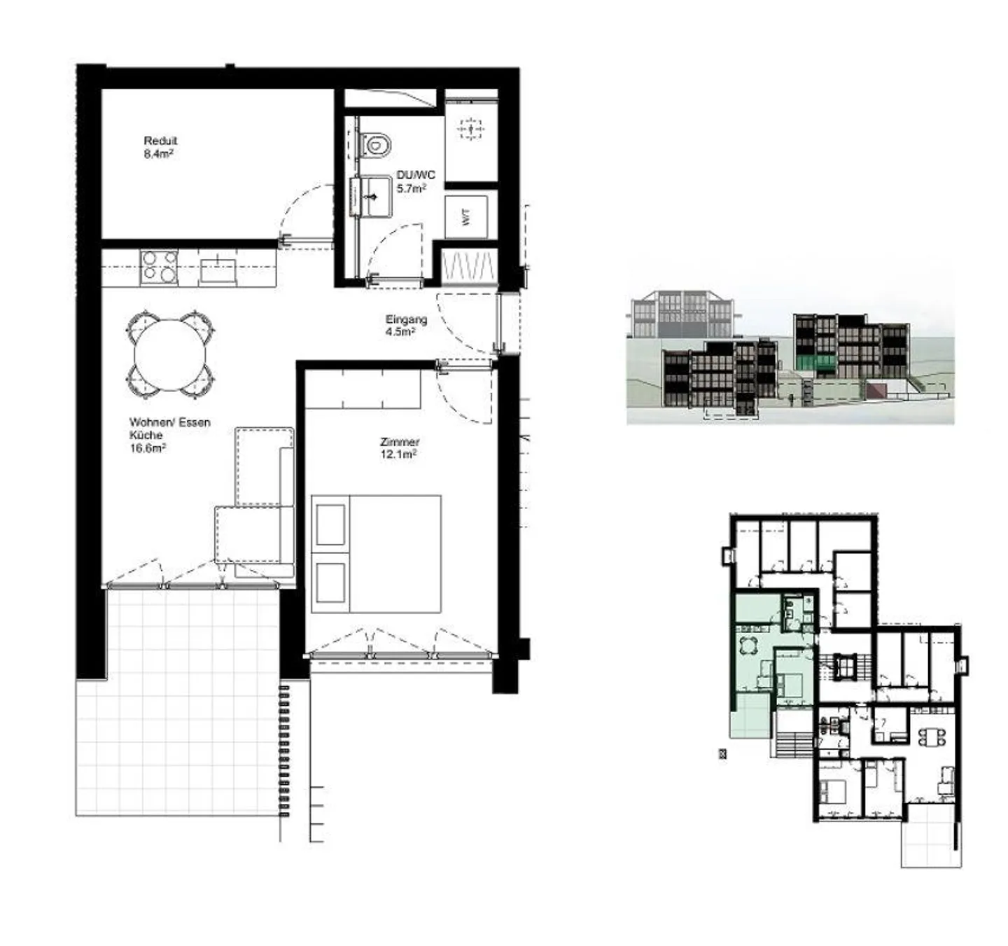 Appartement moderne au calme - Photo 7 sur 7