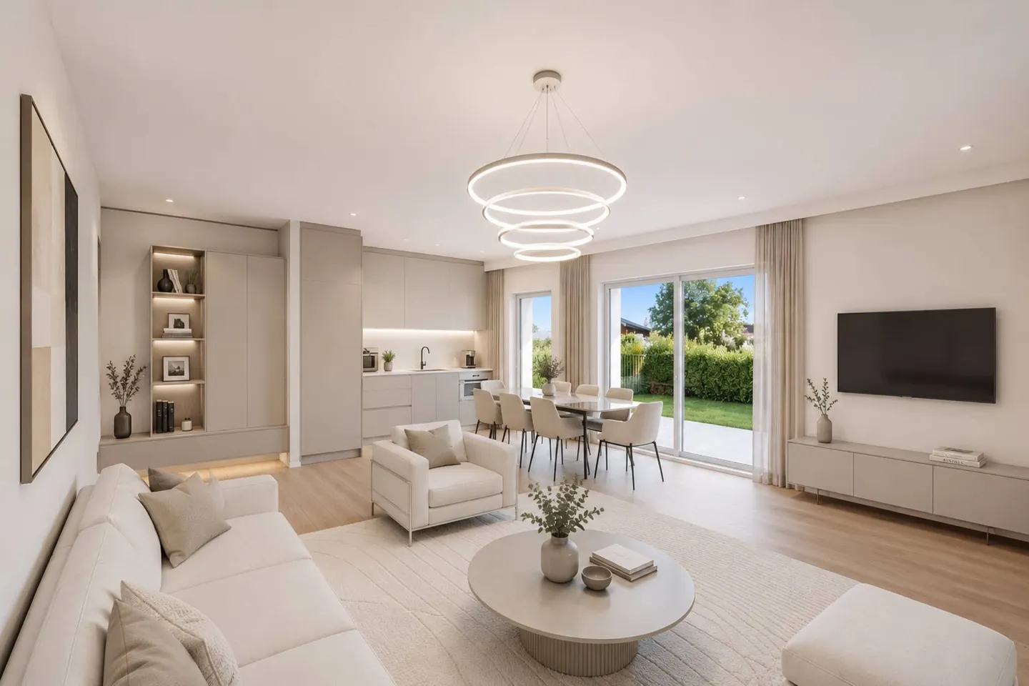 Nuova promozione: Appartamento di 3,5 locali al piano terra con giardino - Foto 2 di 5