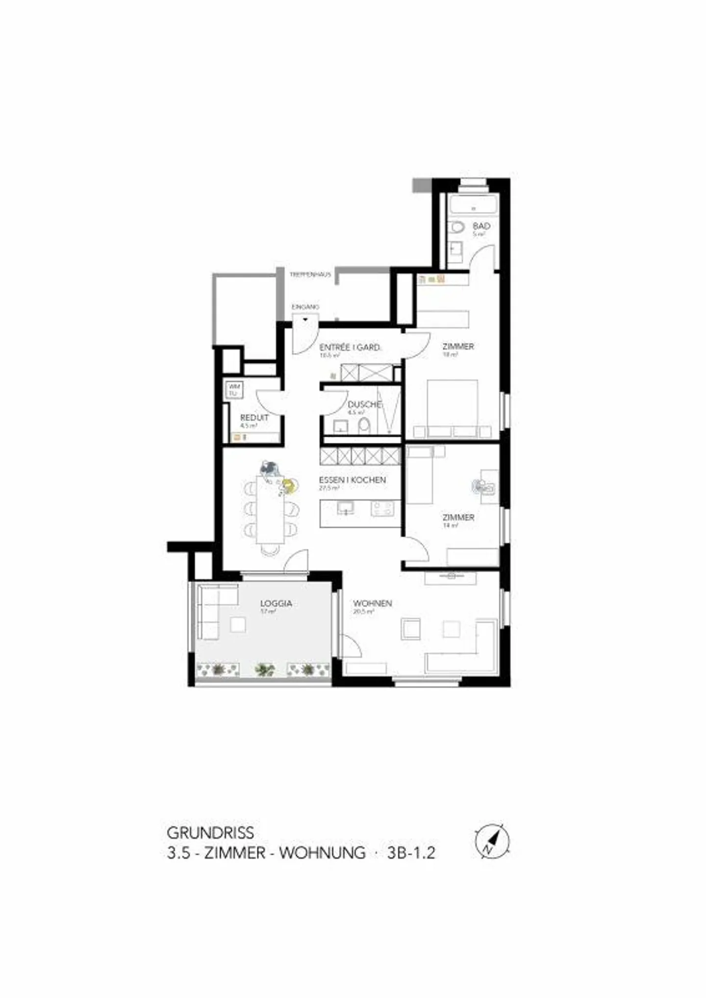 Stilvolles Apartment mit Seeblick - Foto 9 von 10