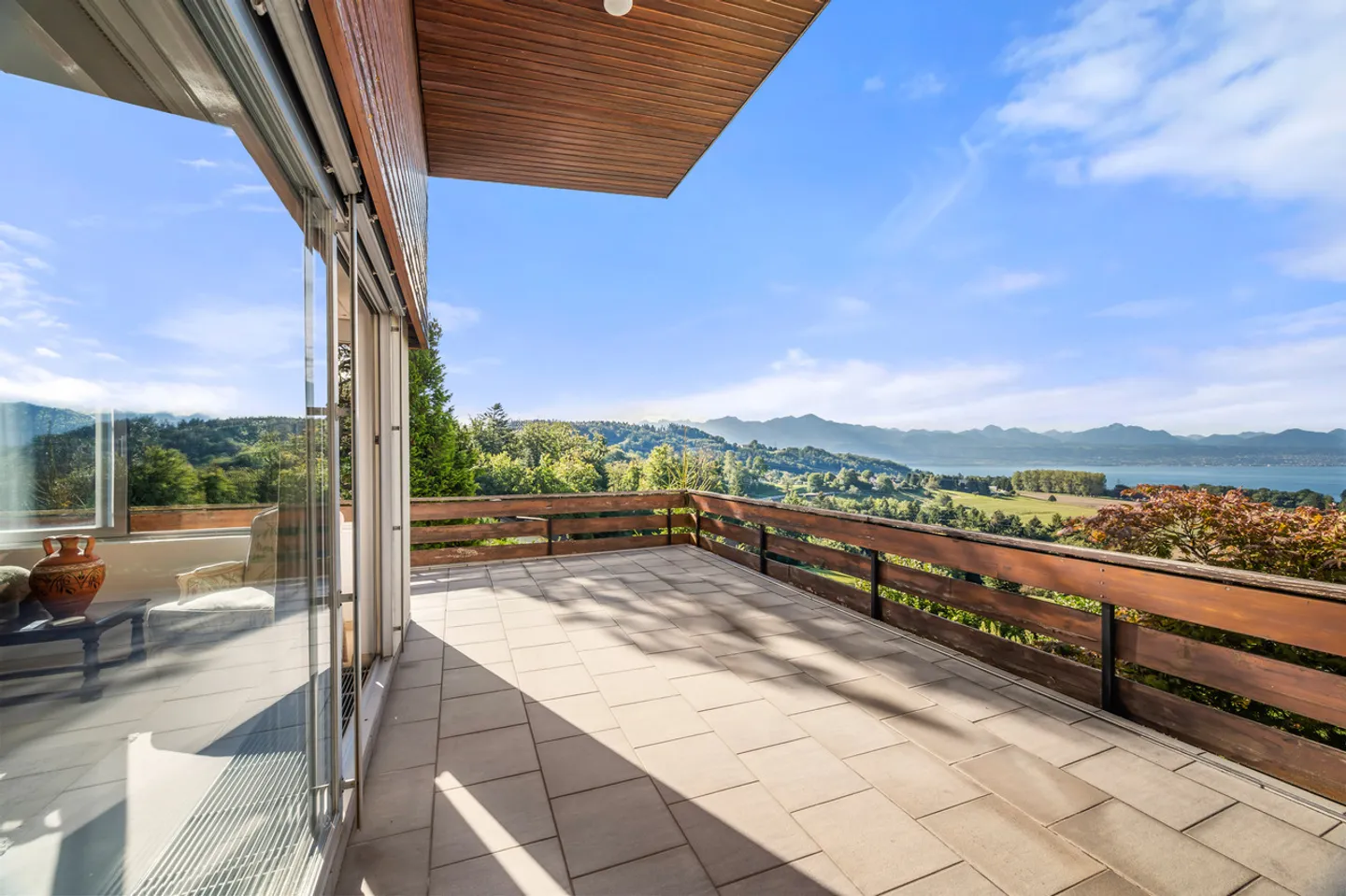 Architect-designed property with great privacy, stunning view of the lake, Lausanne - Photo 12 of 13