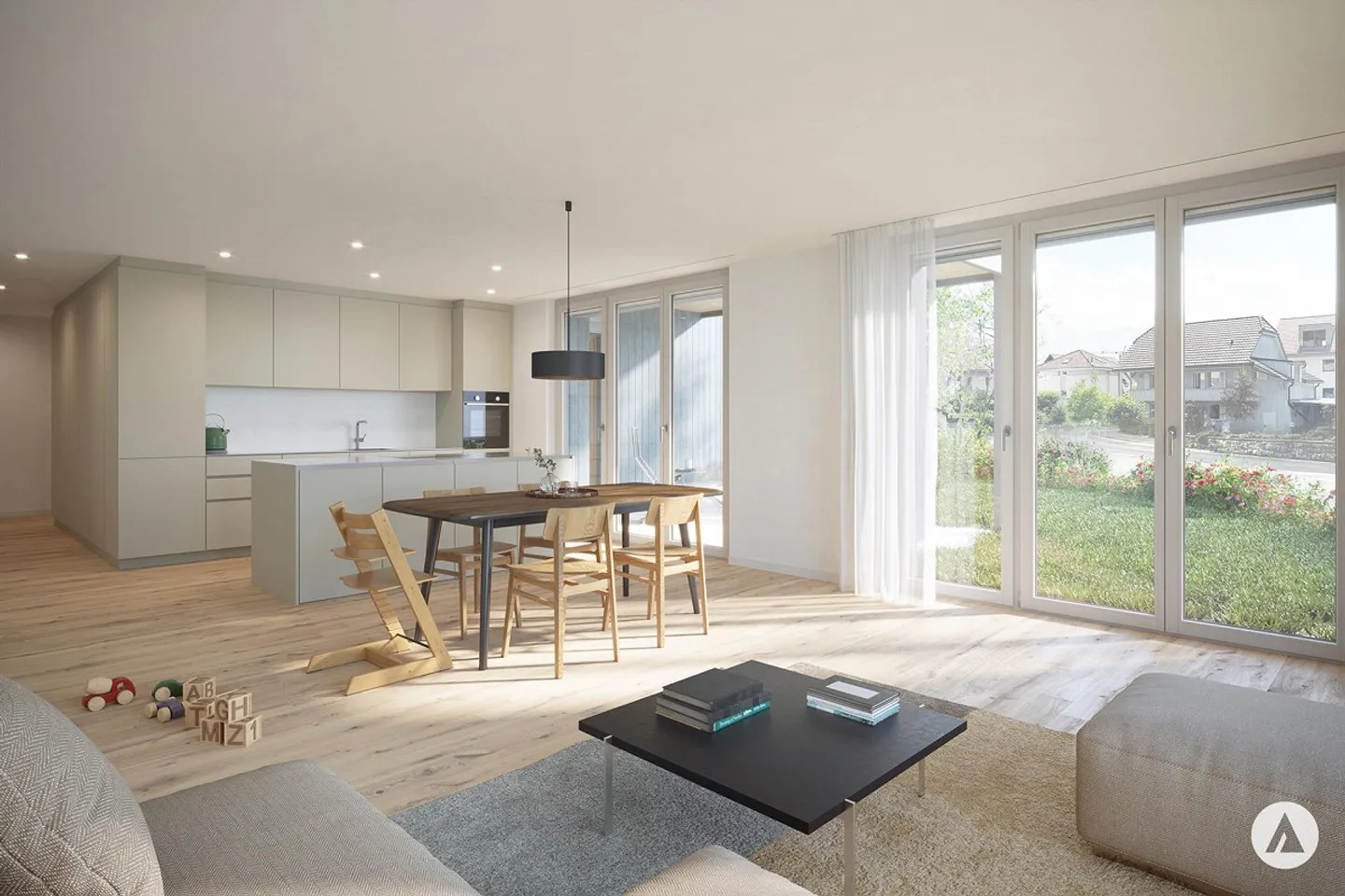 Last units in the new building Trium: 4½-room apartment on the 1st floor - Photo 5 of 13