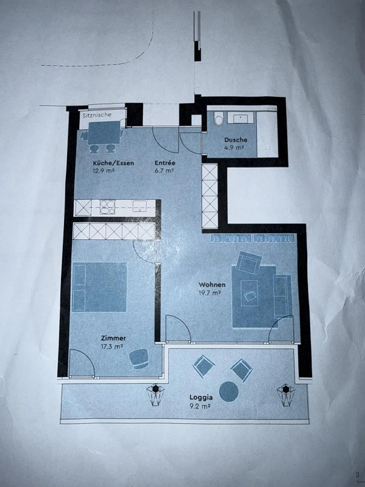 Bel appartement confortable de 2,5 pièces à Glattfelden - Photo 4 sur 4