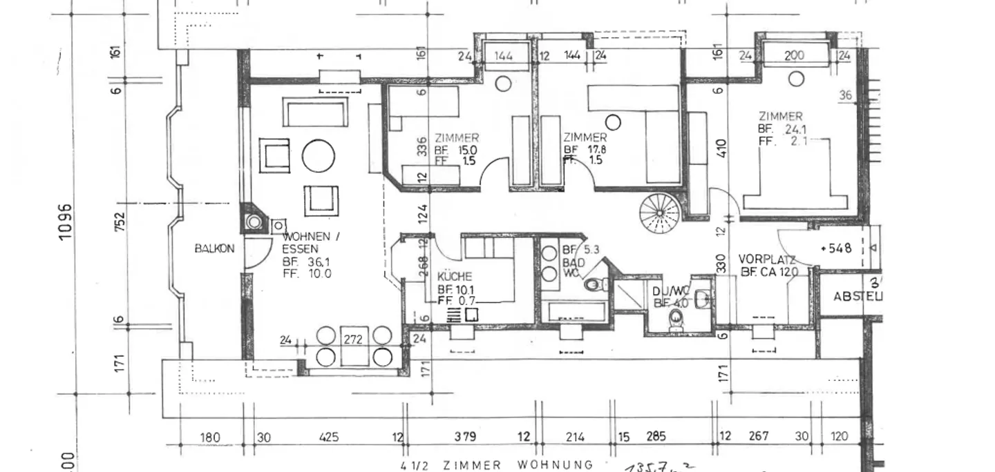Lichtdurchflutete Dachwohnung mit Galerie - Wohnen über den Dächern von Brütten - Foto 16 von 16