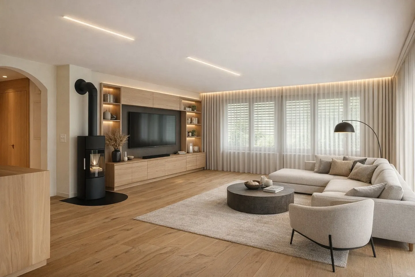 Appartamento di 4.5 locali al piano terra con ampio patio in posizione tranquilla - Foto 1 di 20