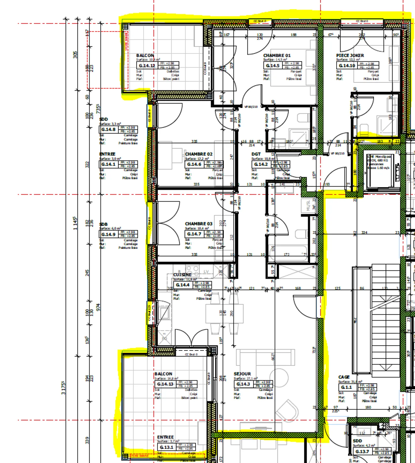 5,5 pièces neuf au 1er étage ! - Photo 12 sur 13
