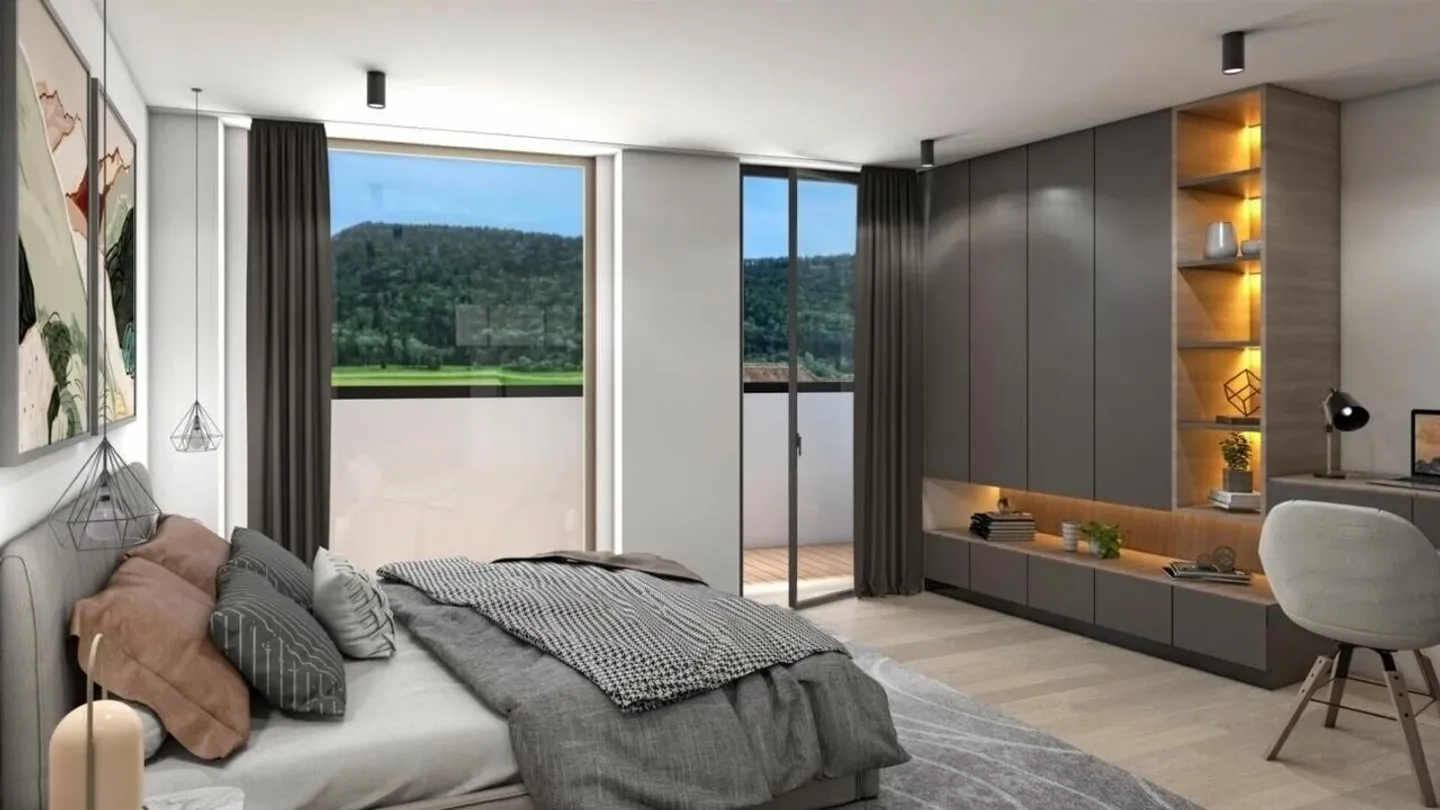 Wohnung B22 mit 3,5 Zimmern in Villeret - Foto 1 von 10