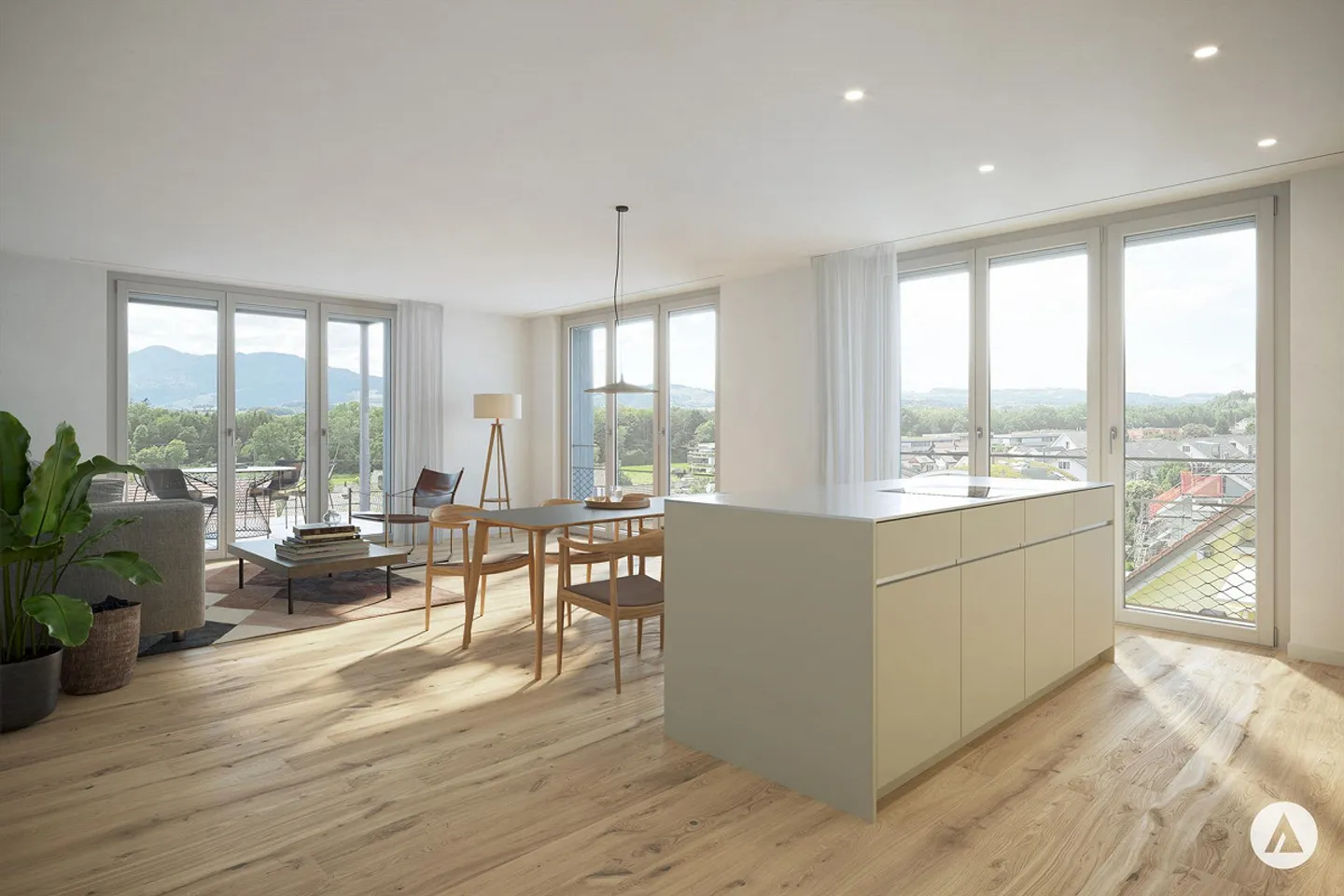 Last units in the new building Trium: 4½-room apartment on the ground floor - Photo 5 of 13