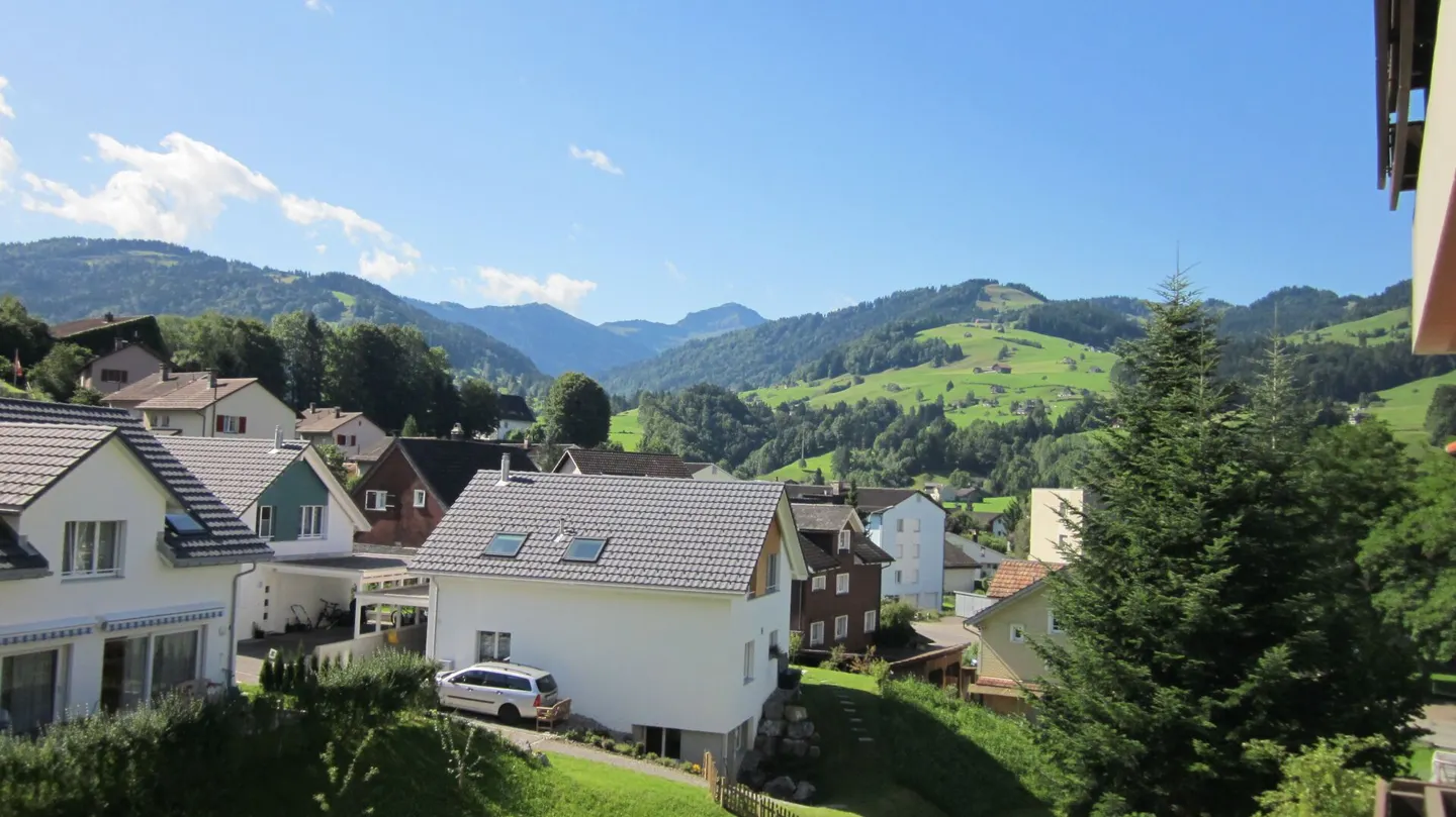 Affordable! Beautiful, sunny, spacious ground floor 4.5 room apartment with large balcony and mountain view! - Photo 5 of 8