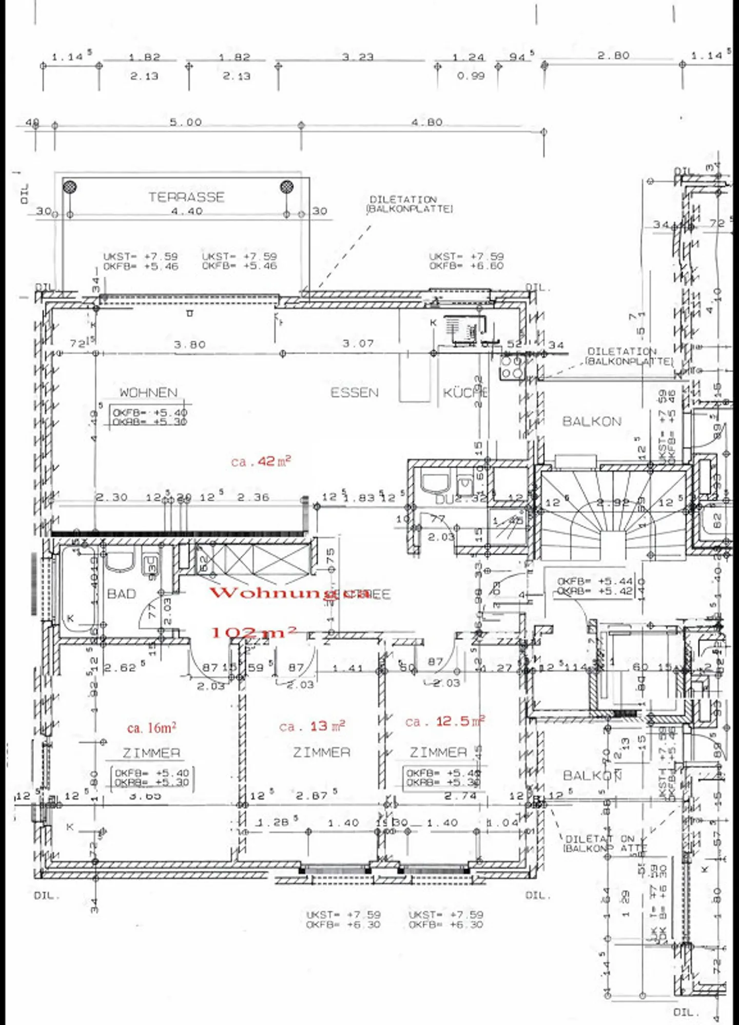 Grosszügige Wohnung mit Südbalkon - Foto 11 von 11