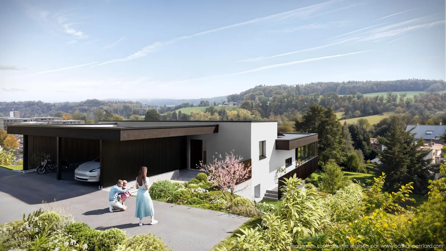 Casa bifamiliare 5.5 stanze a Matran - Foto 3 di 5