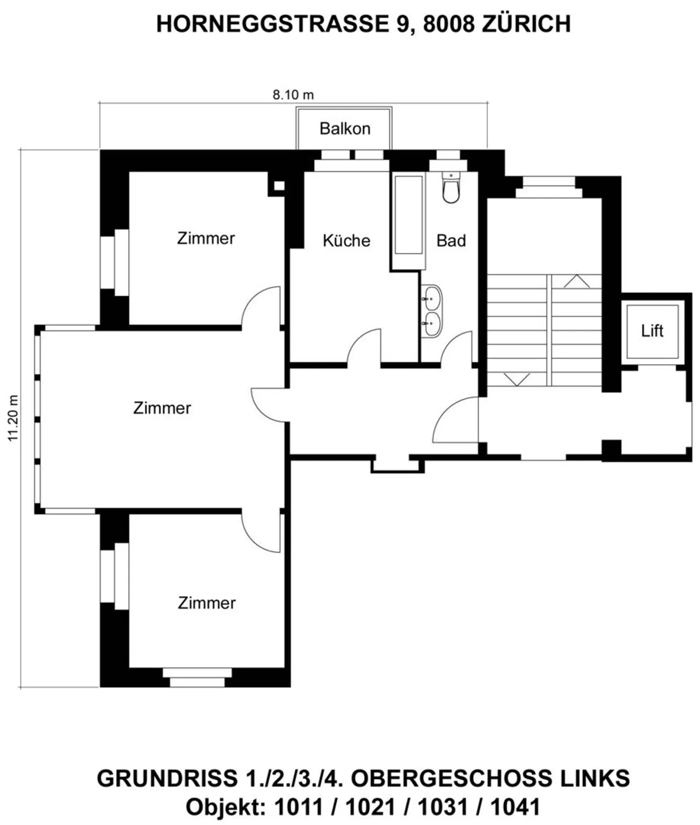 Charmante Wohnung in Zürich - Foto 10 von 10
